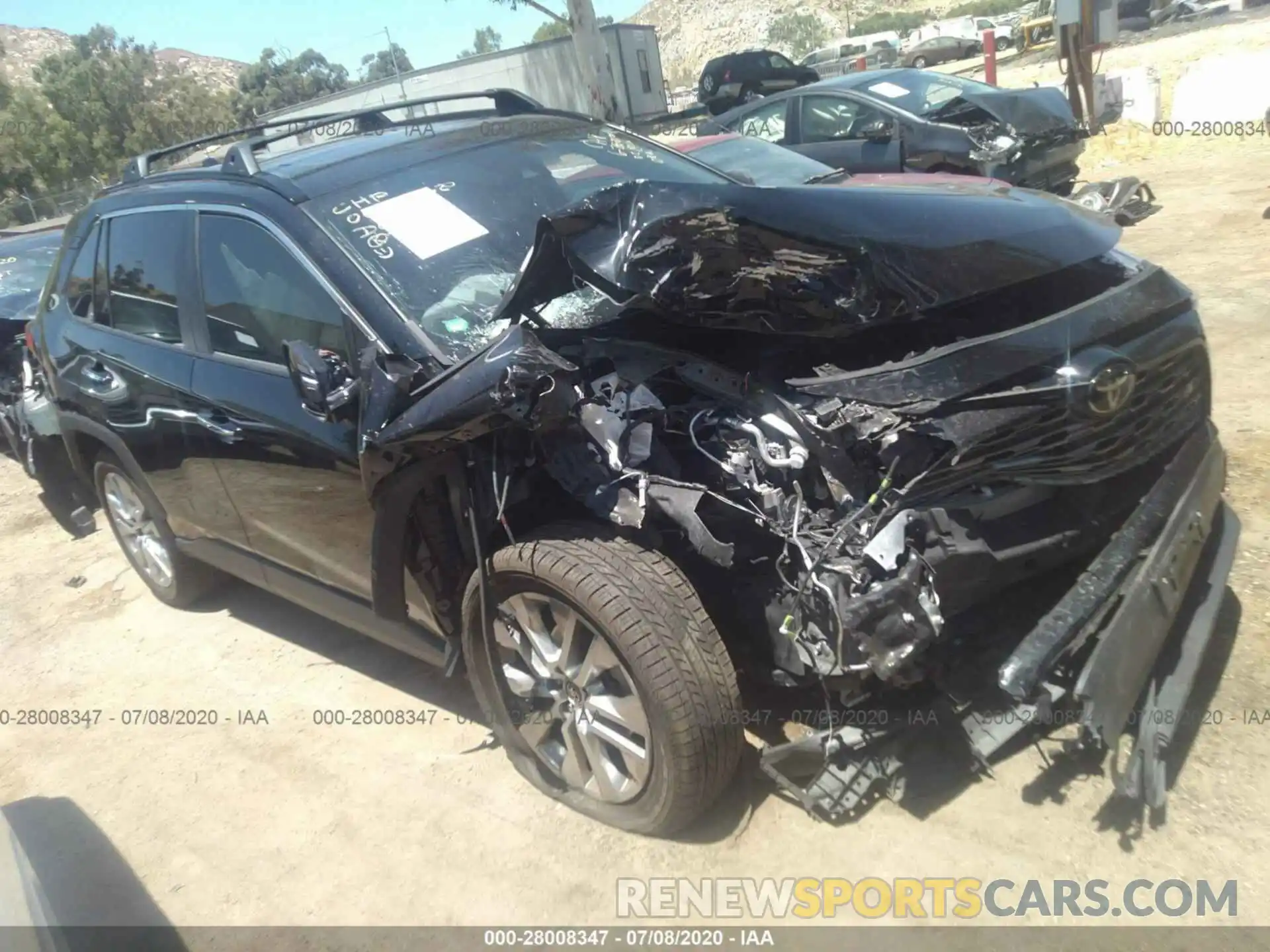 1 Photograph of a damaged car JTMY1RFV6KD034379 TOYOTA RAV4 2019