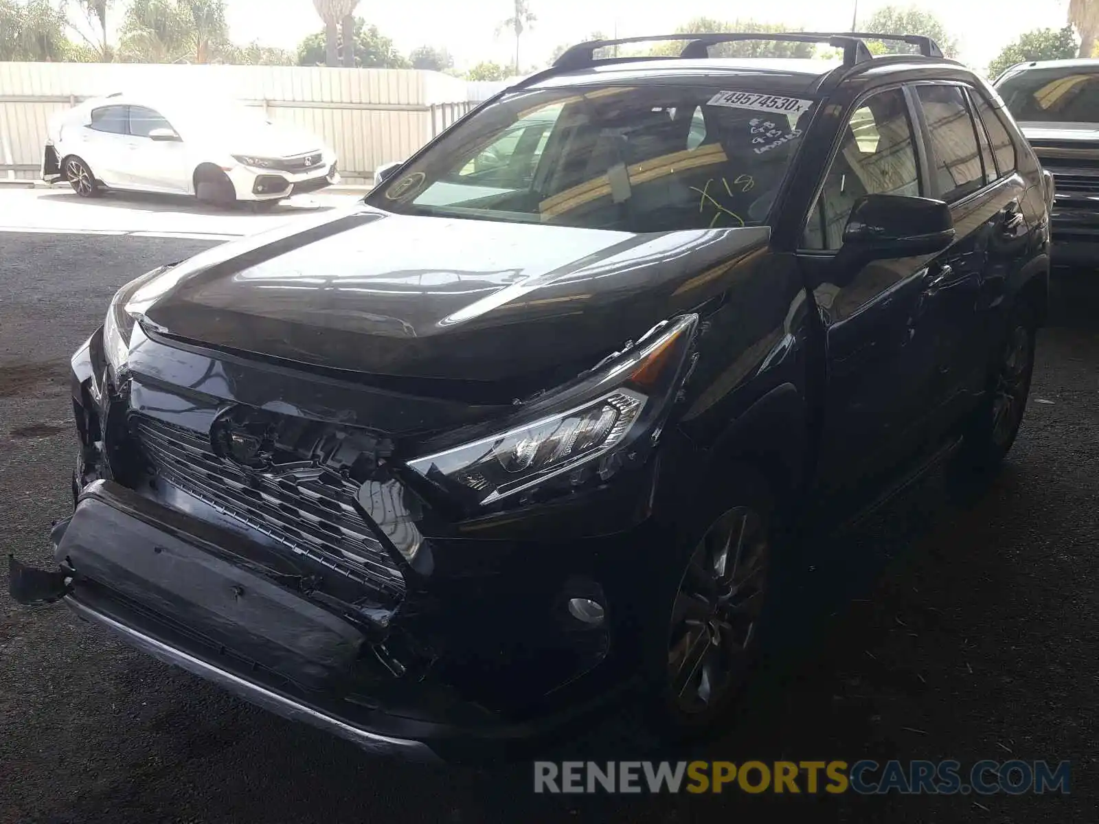 2 Photograph of a damaged car JTMY1RFV6KD514440 TOYOTA RAV4 2019