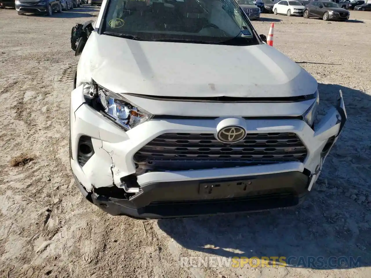 9 Photograph of a damaged car JTMY1RFV6KD515183 TOYOTA RAV4 2019