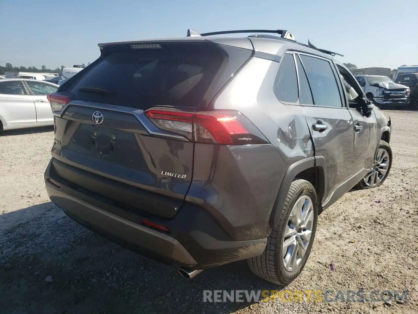 4 Photograph of a damaged car JTMY1RFV6KD515653 TOYOTA RAV4 2019