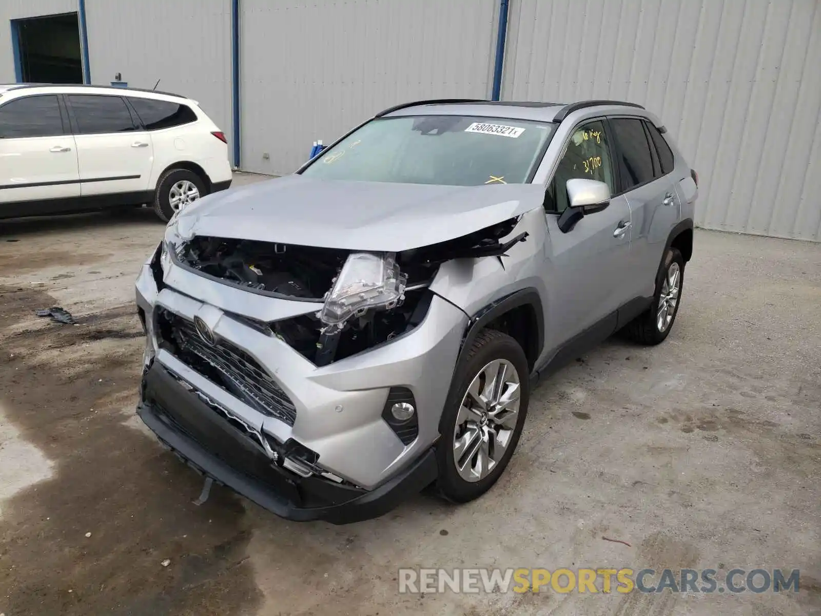 2 Photograph of a damaged car JTMY1RFV7KD006185 TOYOTA RAV4 2019