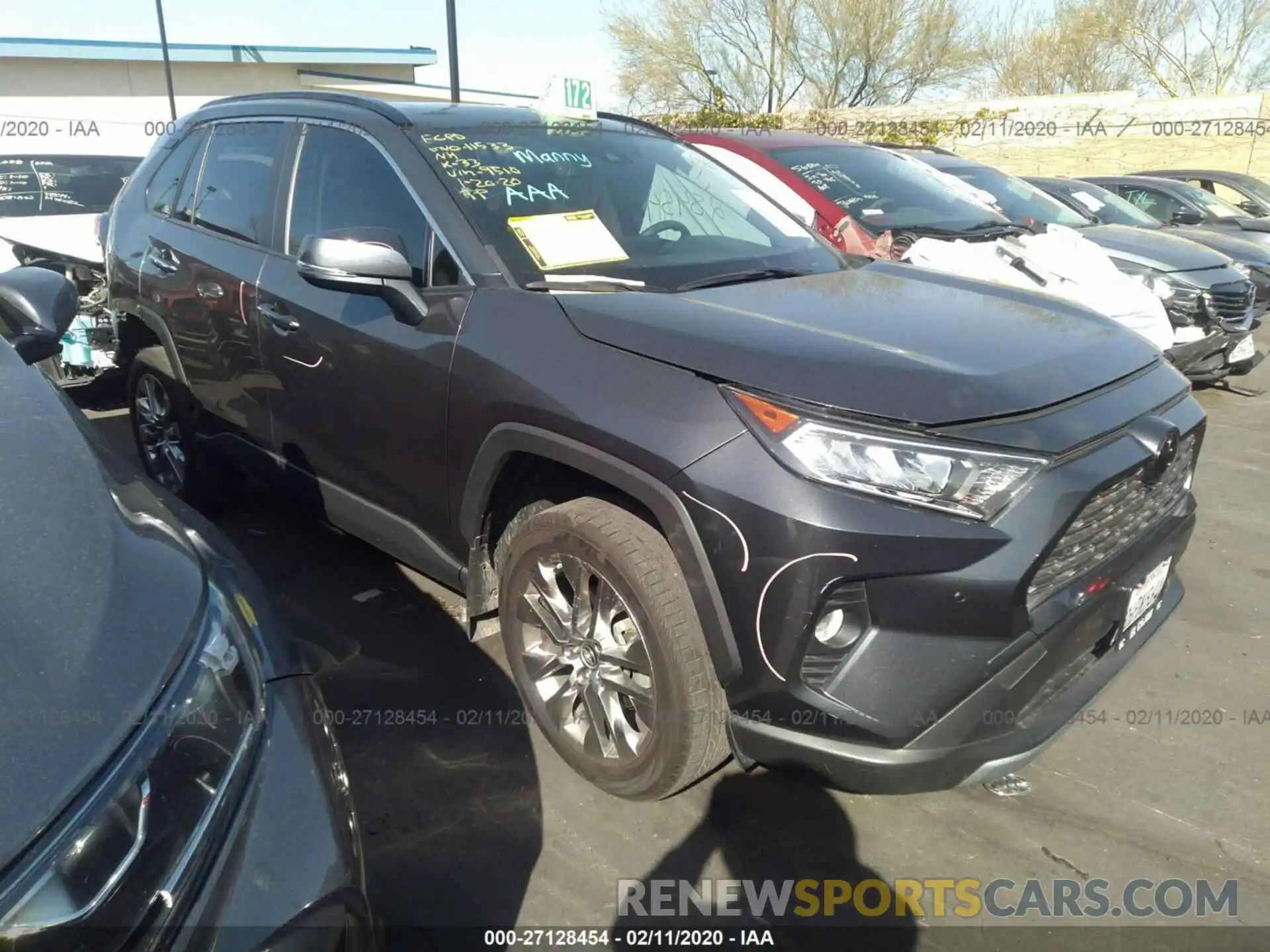 1 Photograph of a damaged car JTMY1RFV7KD009510 TOYOTA RAV4 2019