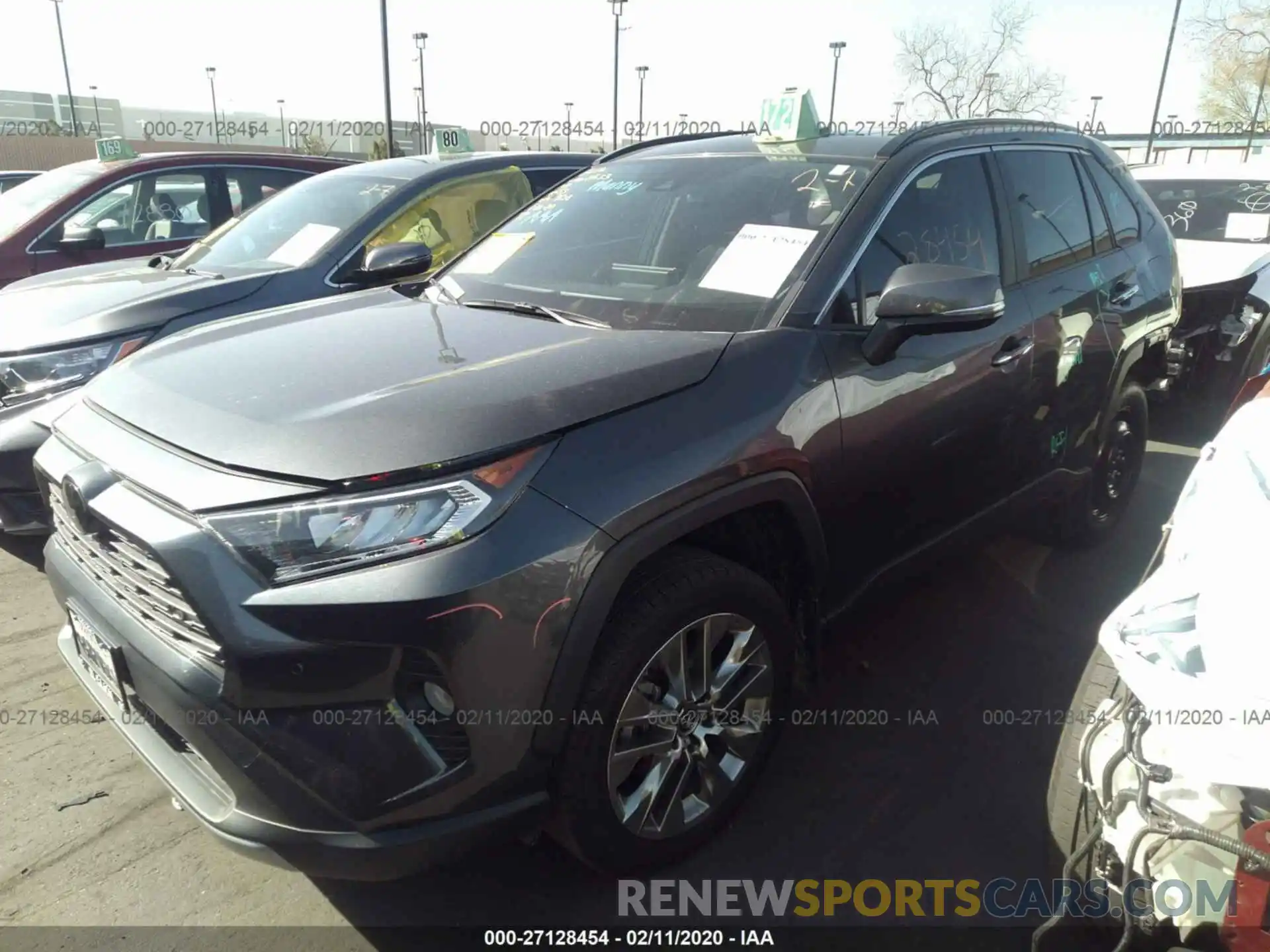 2 Photograph of a damaged car JTMY1RFV7KD009510 TOYOTA RAV4 2019