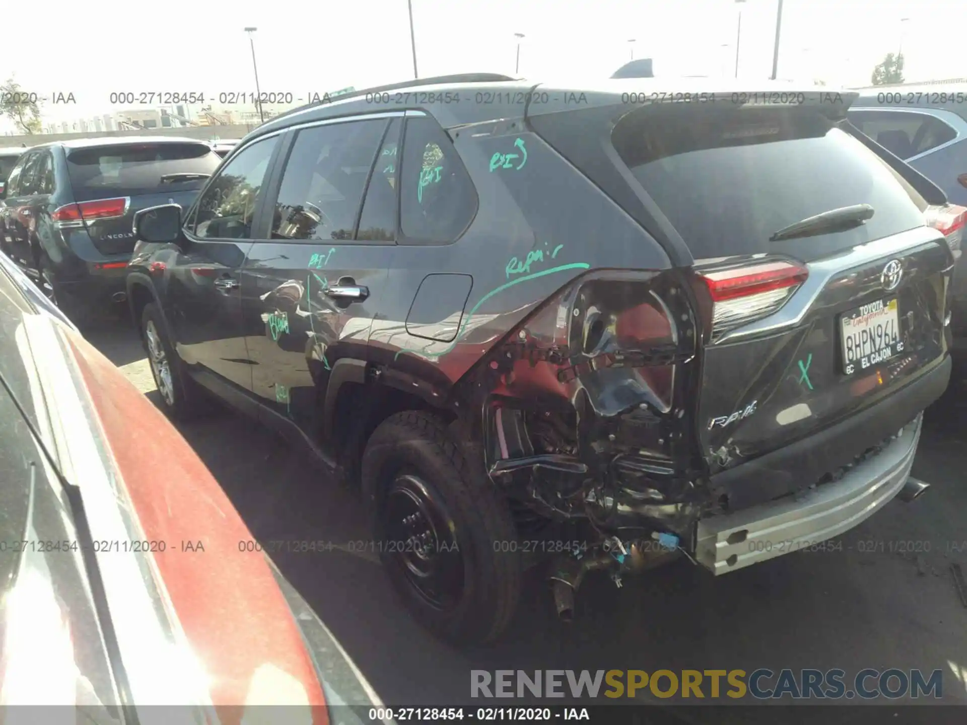 3 Photograph of a damaged car JTMY1RFV7KD009510 TOYOTA RAV4 2019