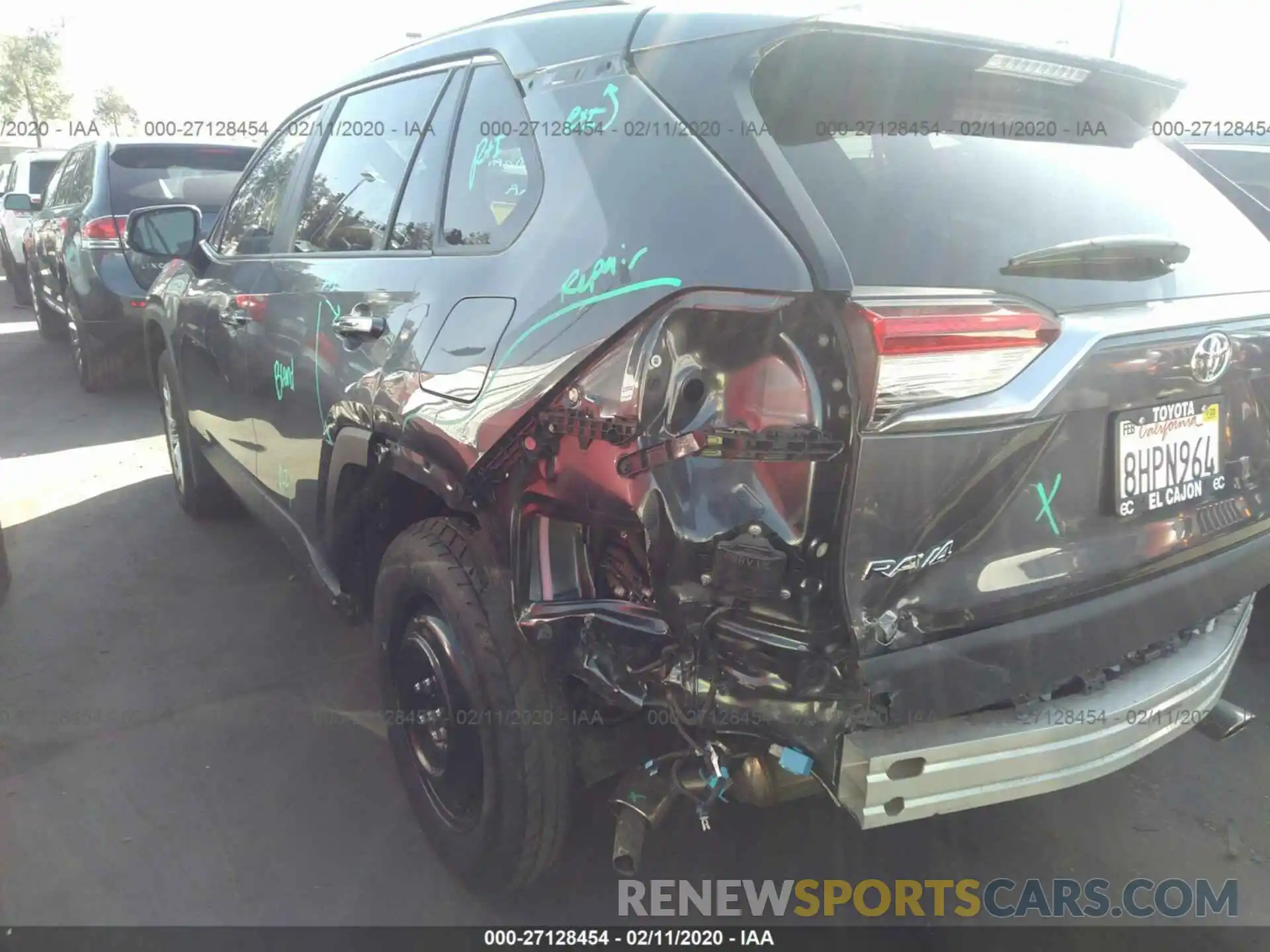 6 Photograph of a damaged car JTMY1RFV7KD009510 TOYOTA RAV4 2019