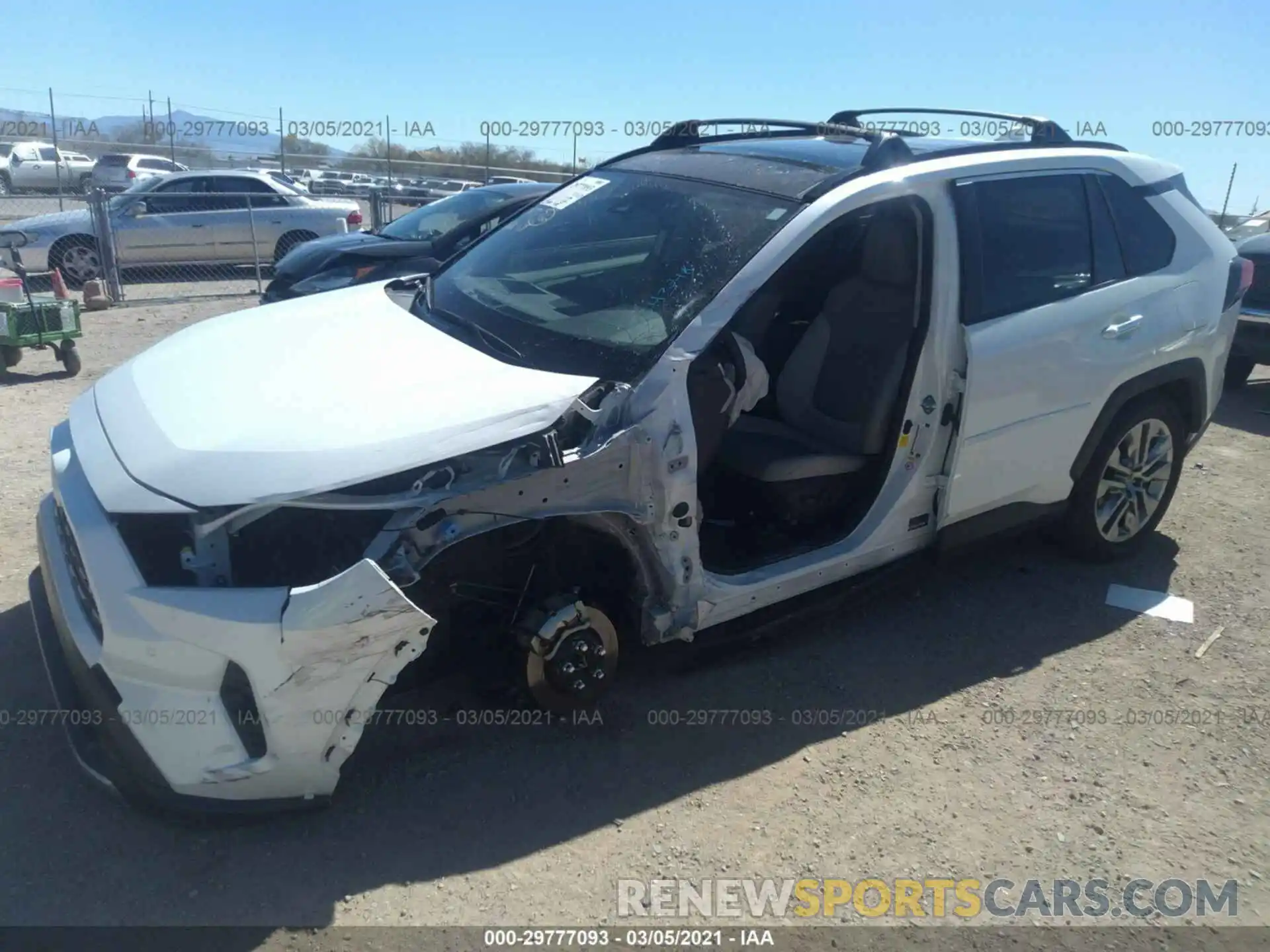 2 Photograph of a damaged car JTMY1RFV7KD514348 TOYOTA RAV4 2019