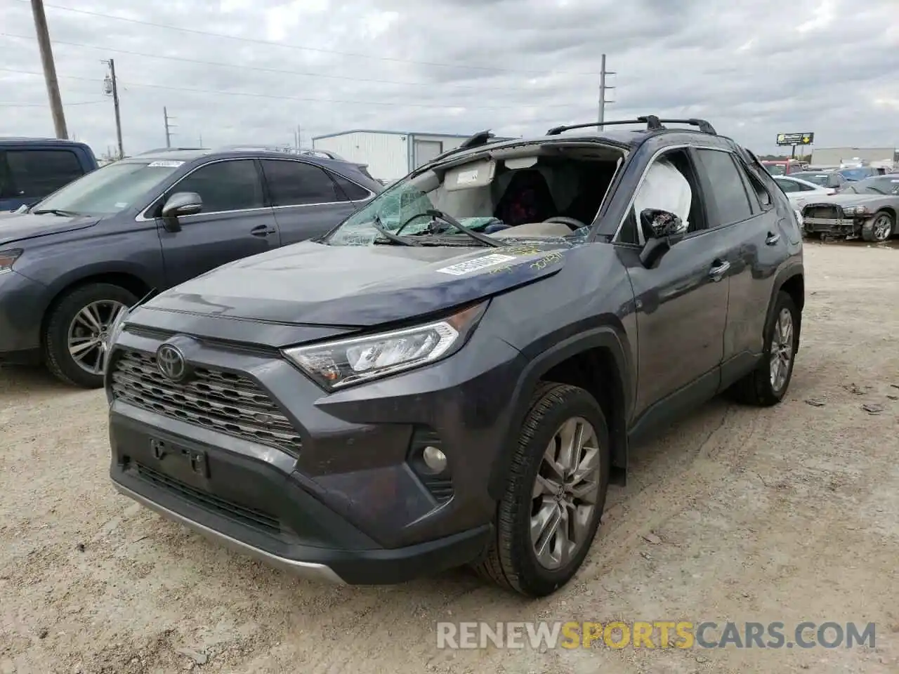 2 Photograph of a damaged car JTMY1RFV7KJ004311 TOYOTA RAV4 2019