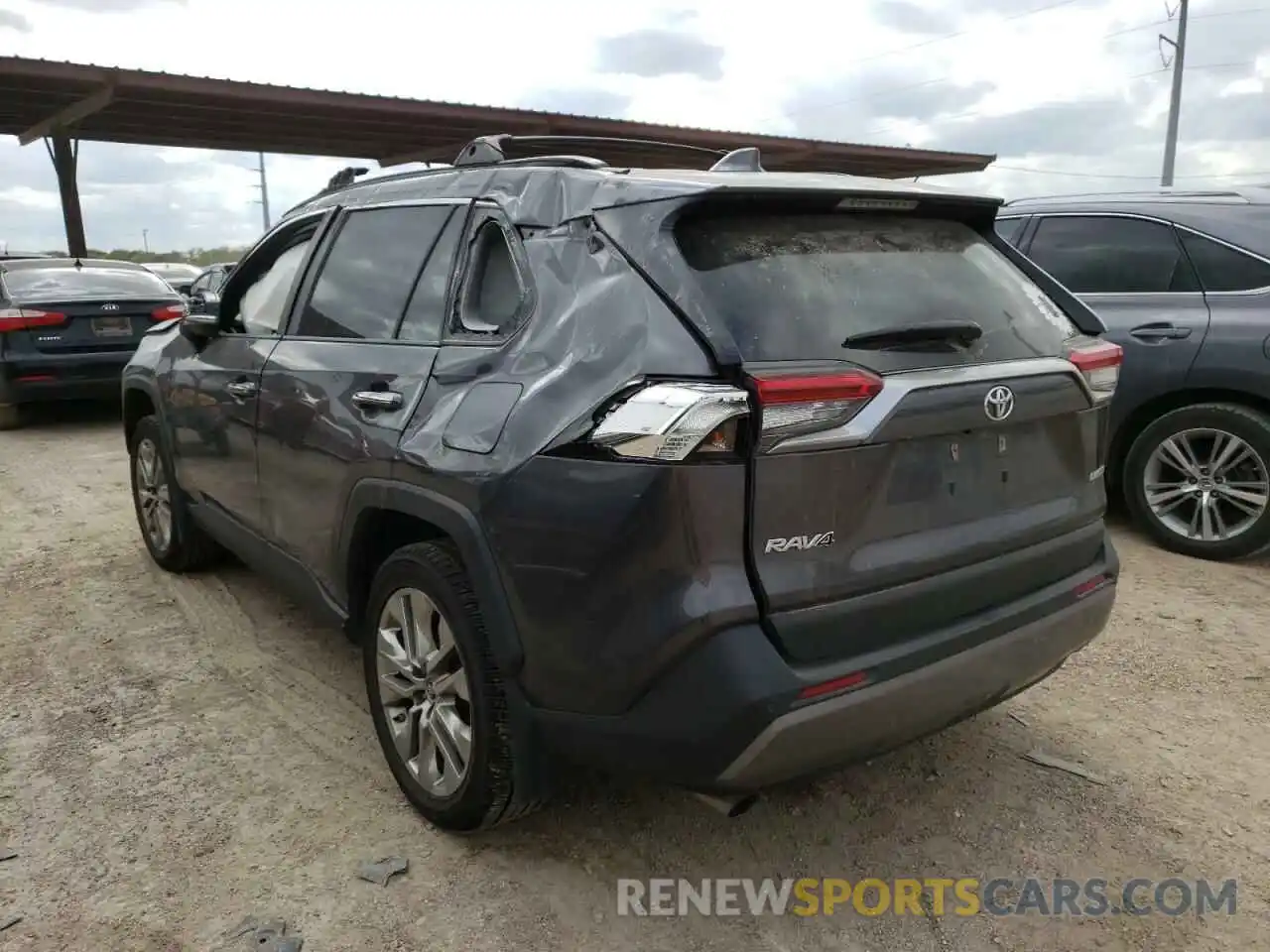 3 Photograph of a damaged car JTMY1RFV7KJ004311 TOYOTA RAV4 2019