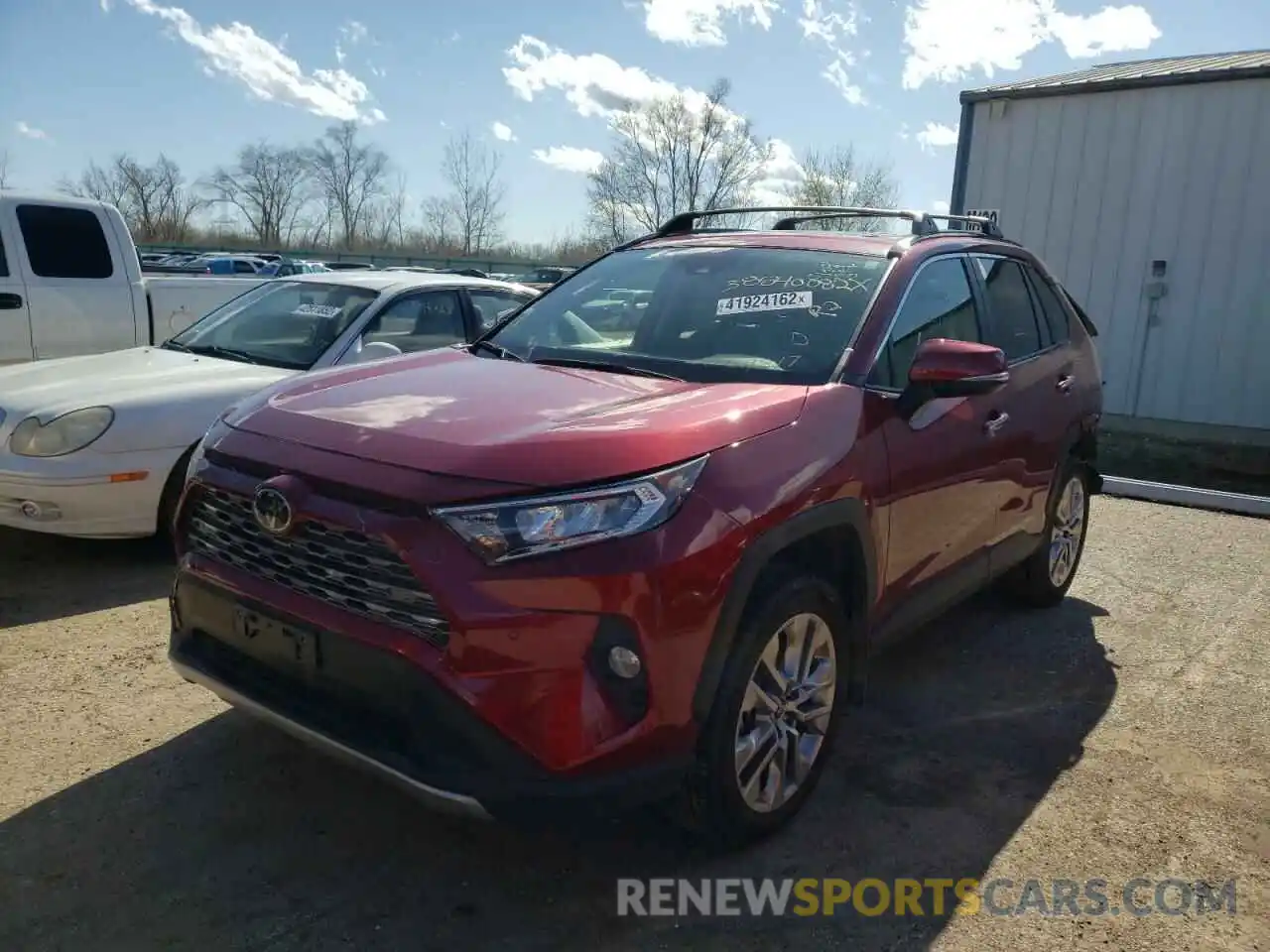 2 Photograph of a damaged car JTMY1RFV8KD004817 TOYOTA RAV4 2019