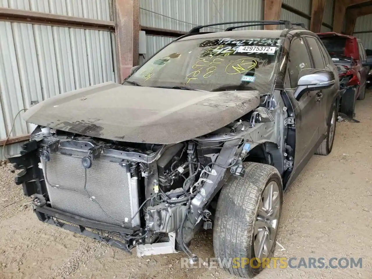 2 Photograph of a damaged car JTMY1RFV8KD007720 TOYOTA RAV4 2019