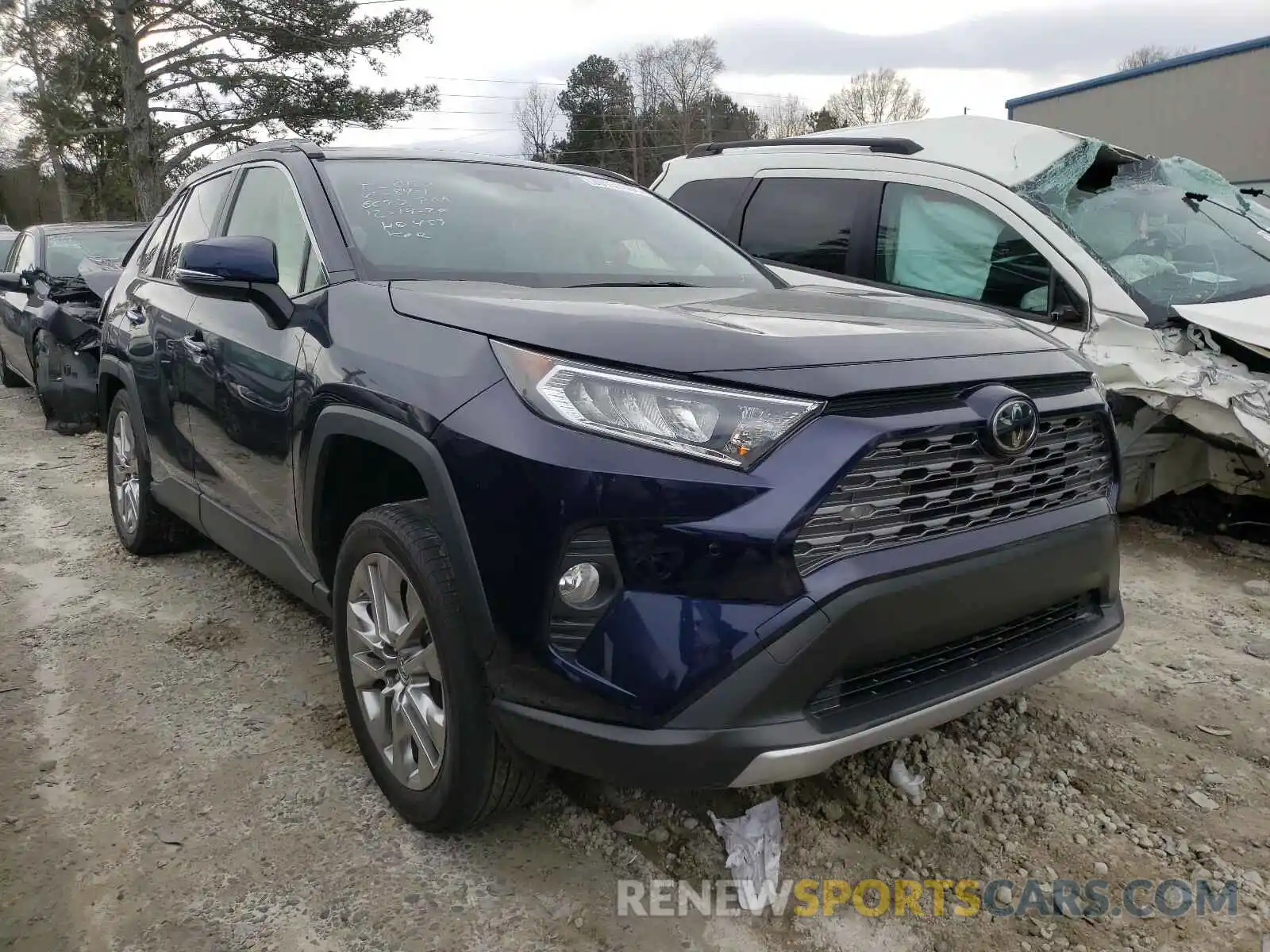 1 Photograph of a damaged car JTMY1RFV8KD008401 TOYOTA RAV4 2019