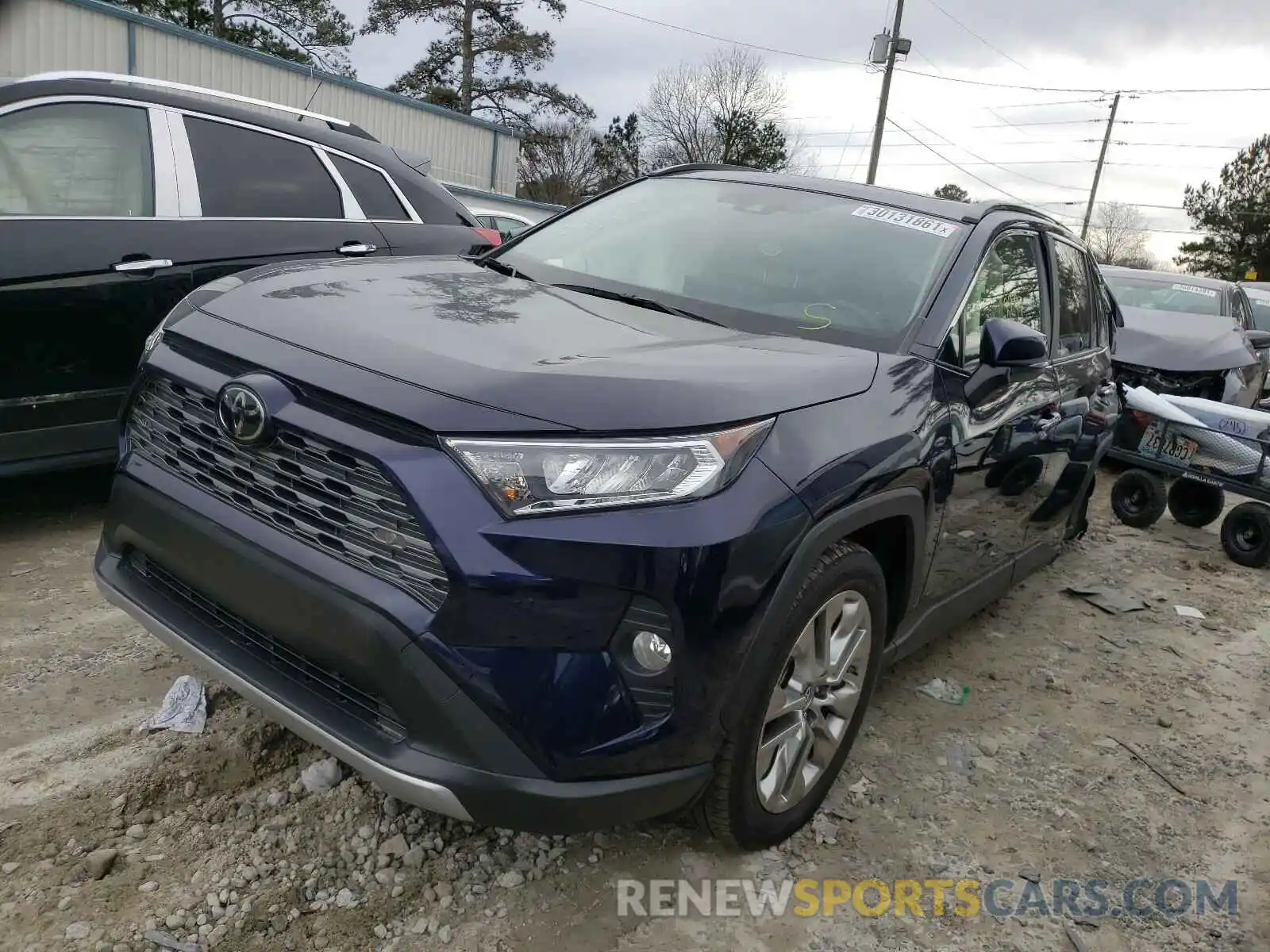 2 Photograph of a damaged car JTMY1RFV8KD008401 TOYOTA RAV4 2019