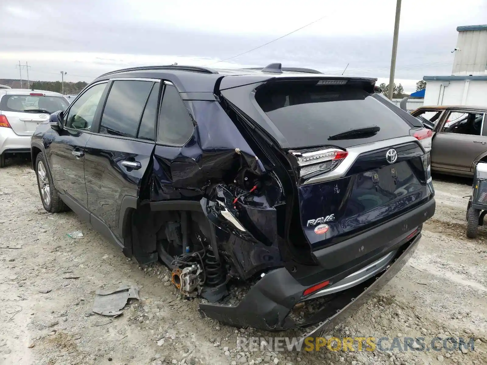 3 Photograph of a damaged car JTMY1RFV8KD008401 TOYOTA RAV4 2019