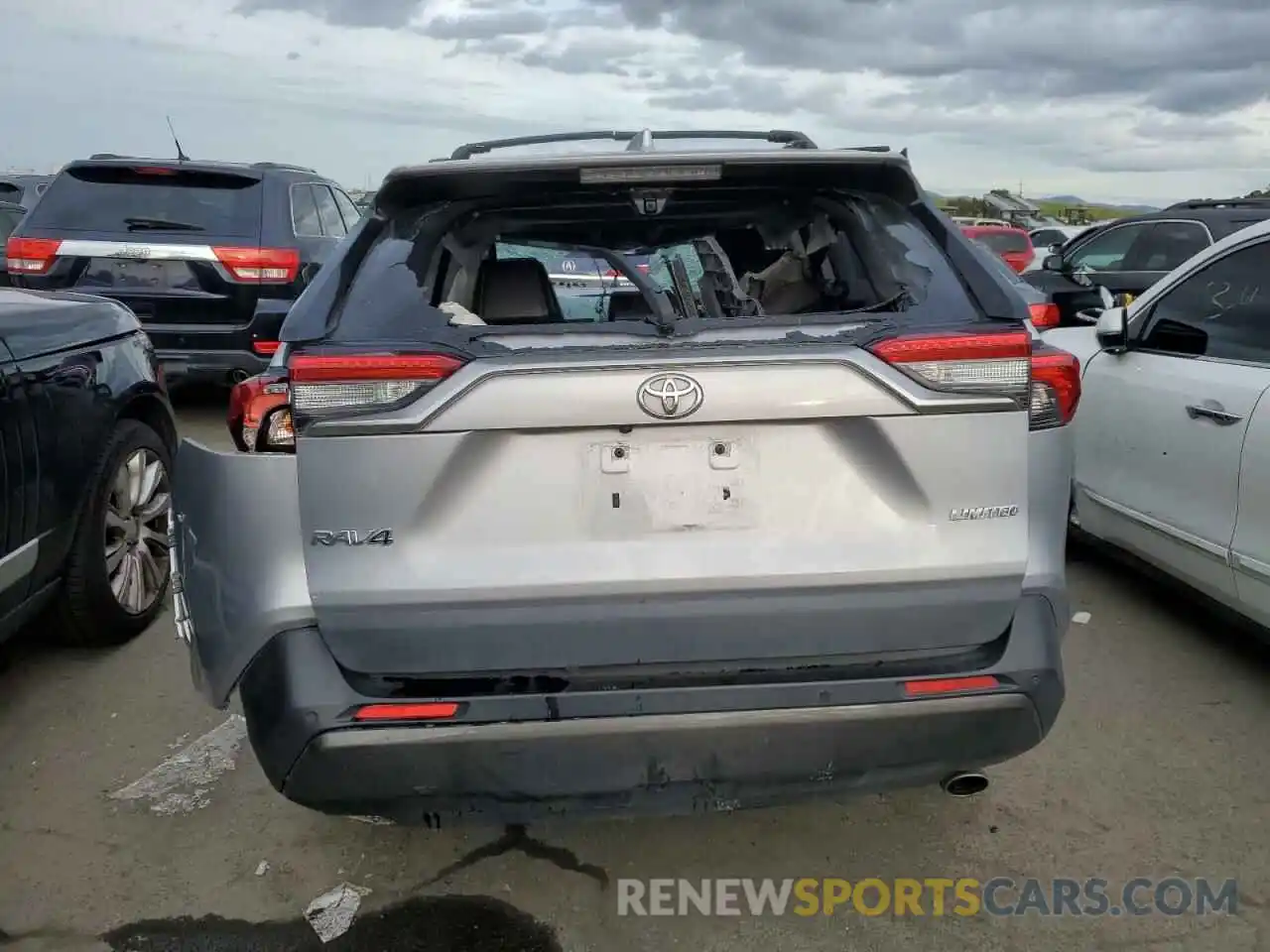 6 Photograph of a damaged car JTMY1RFV8KD035923 TOYOTA RAV4 2019