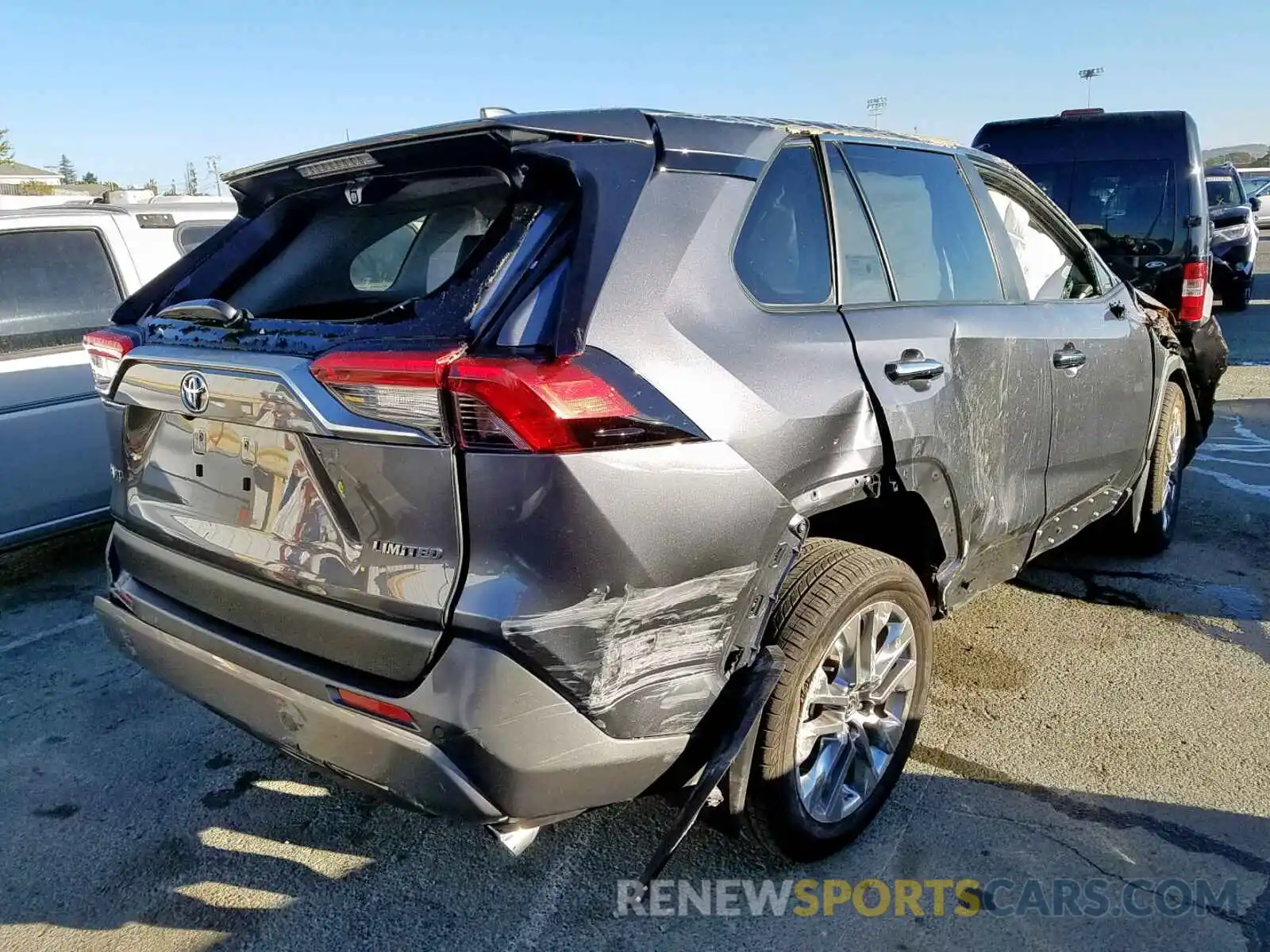 4 Photograph of a damaged car JTMY1RFV8KD511913 TOYOTA RAV4 2019