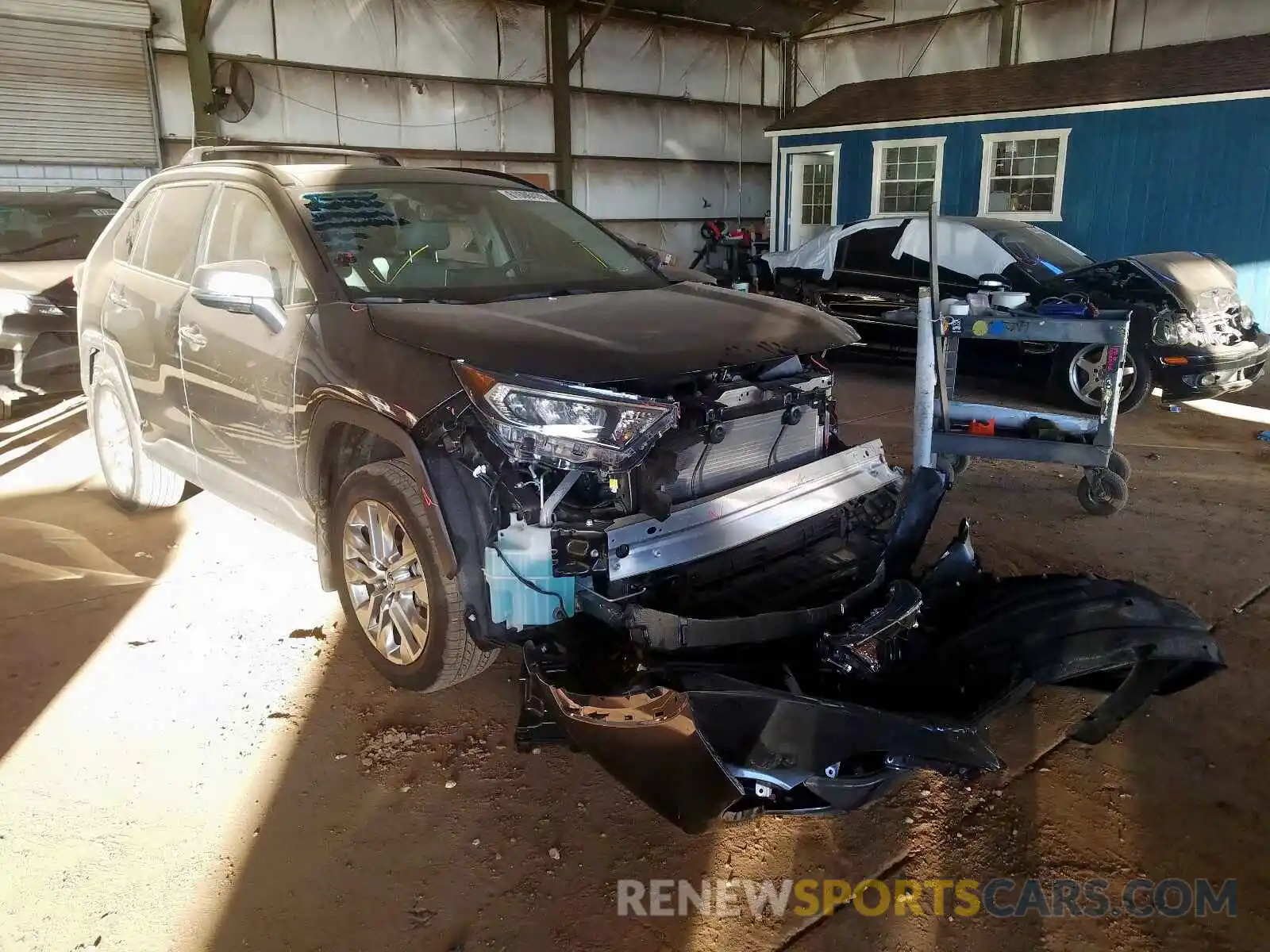 1 Photograph of a damaged car JTMY1RFV8KD514388 TOYOTA RAV4 2019