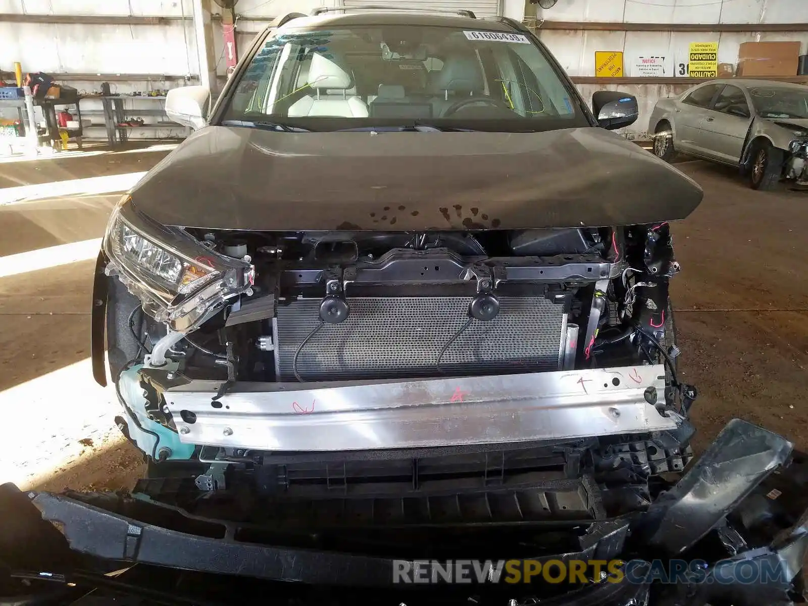 9 Photograph of a damaged car JTMY1RFV8KD514388 TOYOTA RAV4 2019