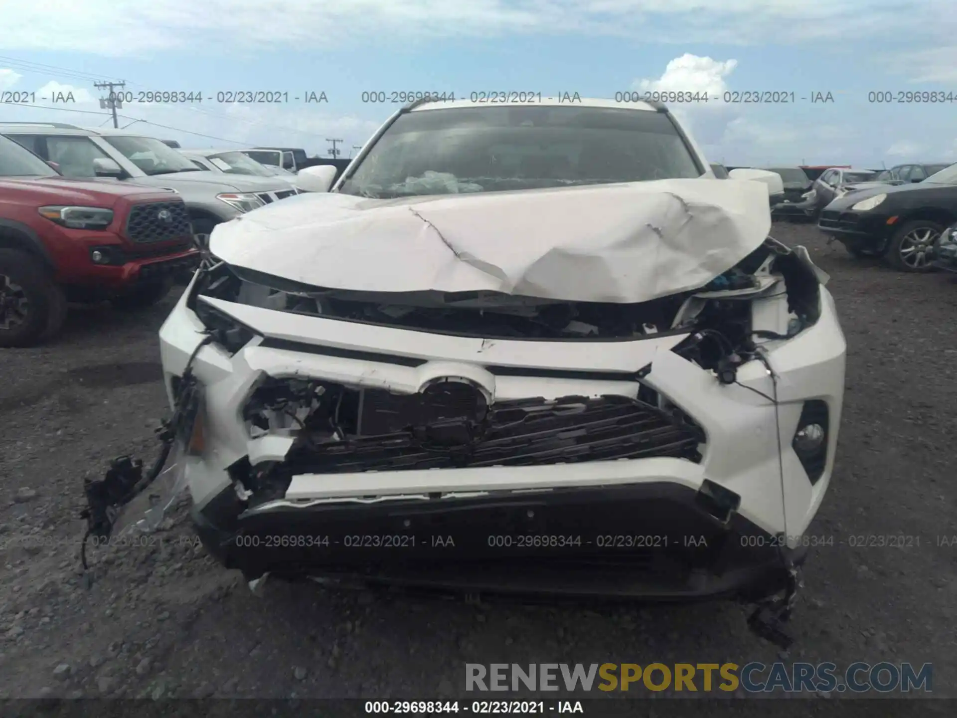 6 Photograph of a damaged car JTMY1RFV9KD021254 TOYOTA RAV4 2019