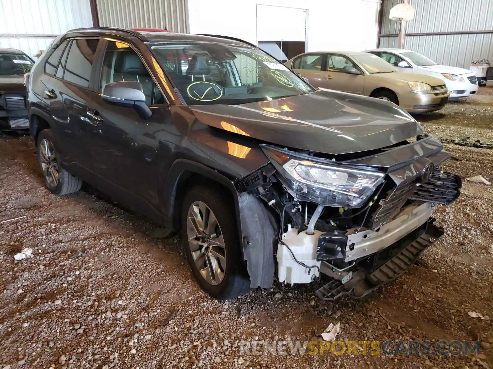 1 Photograph of a damaged car JTMY1RFV9KD500774 TOYOTA RAV4 2019