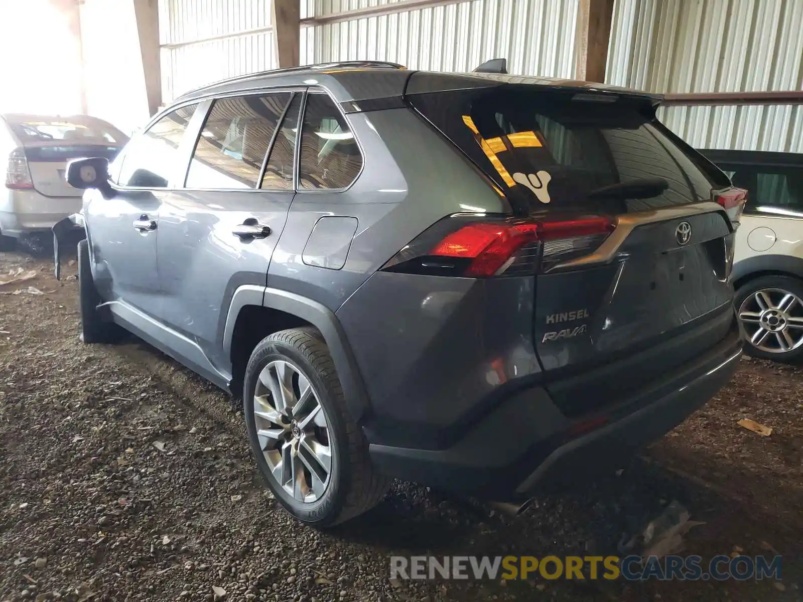 3 Photograph of a damaged car JTMY1RFV9KD500774 TOYOTA RAV4 2019