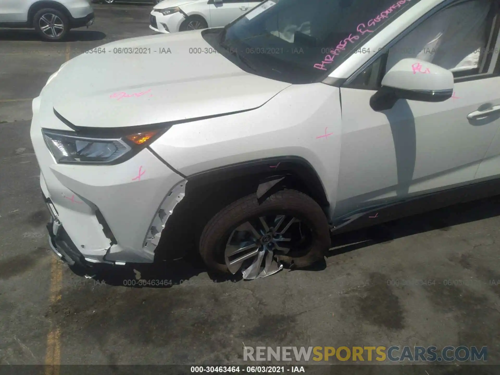 6 Photograph of a damaged car JTMY1RFV9KD502590 TOYOTA RAV4 2019