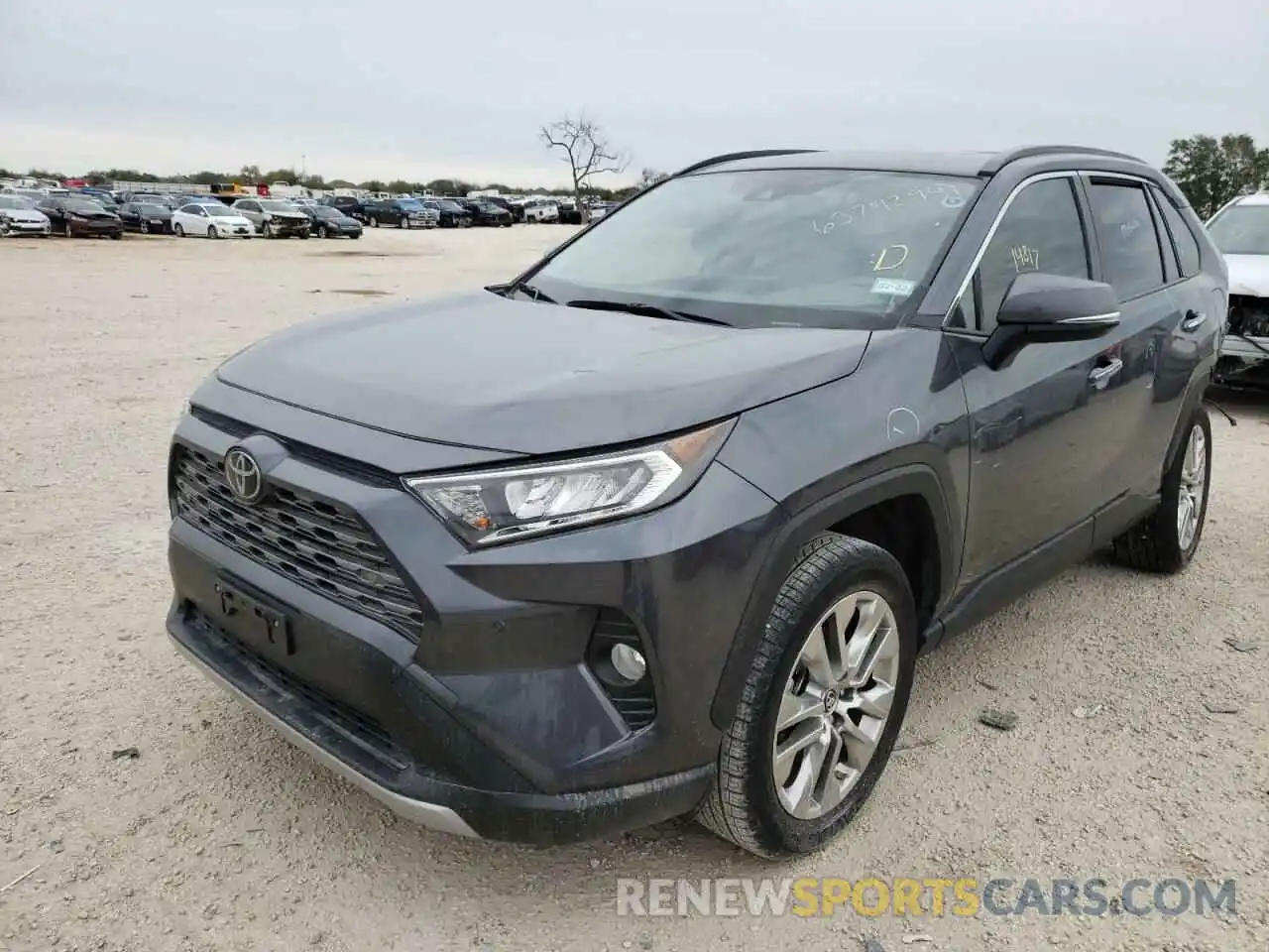 2 Photograph of a damaged car JTMY1RFV9KD505943 TOYOTA RAV4 2019