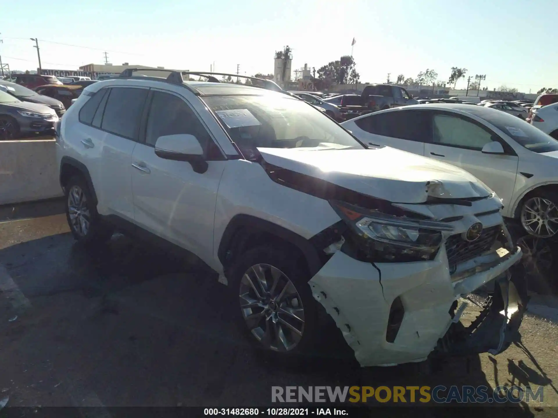 1 Photograph of a damaged car JTMY1RFV9KD507529 TOYOTA RAV4 2019