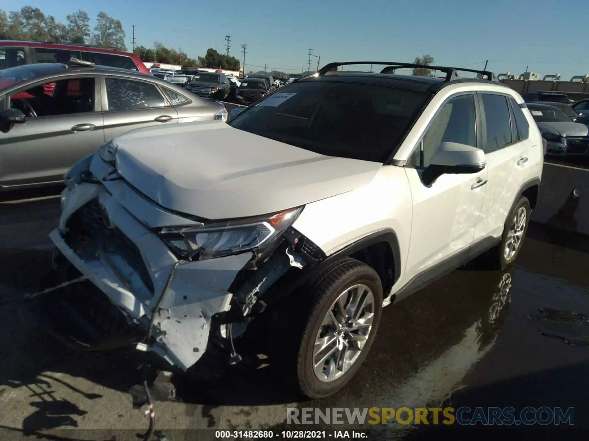 2 Photograph of a damaged car JTMY1RFV9KD507529 TOYOTA RAV4 2019