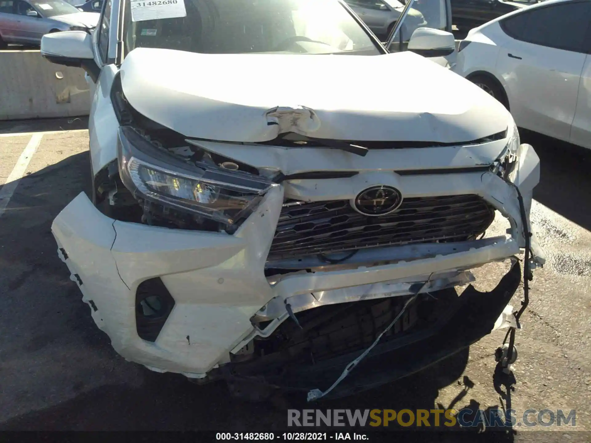 6 Photograph of a damaged car JTMY1RFV9KD507529 TOYOTA RAV4 2019