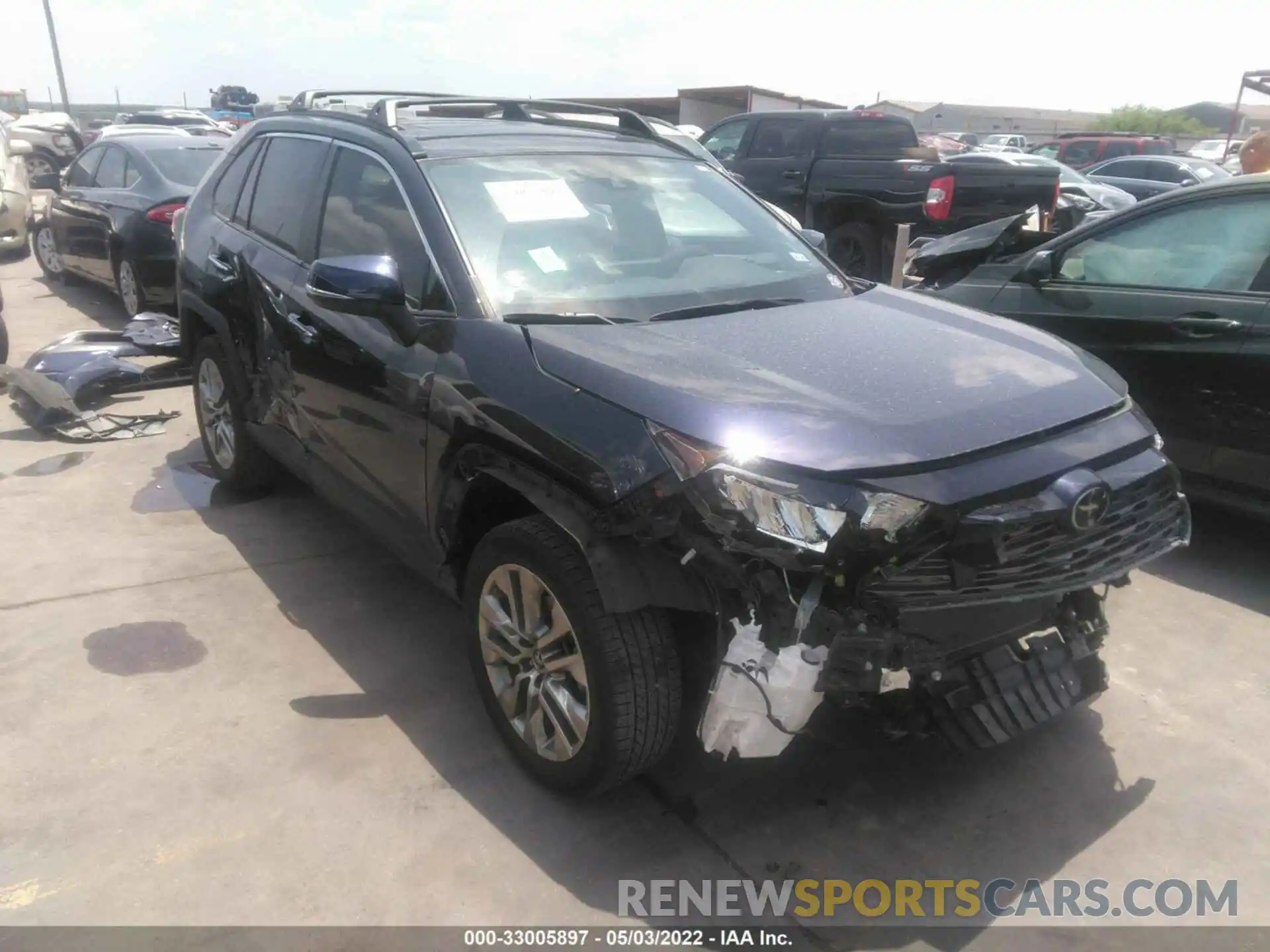 1 Photograph of a damaged car JTMY1RFV9KD508387 TOYOTA RAV4 2019