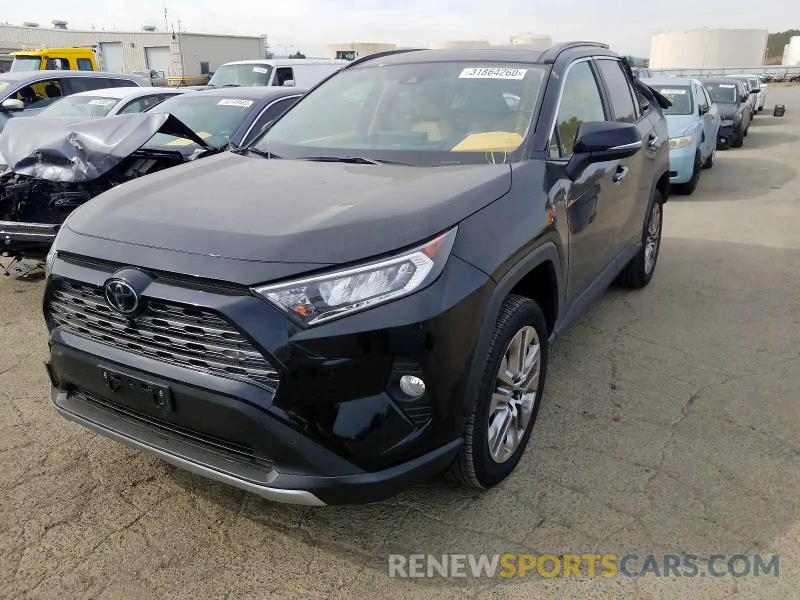 2 Photograph of a damaged car JTMY1RFV9KD508888 TOYOTA RAV4 2019