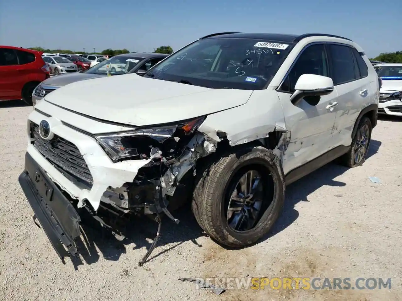 2 Photograph of a damaged car JTMY1RFV9KD510771 TOYOTA RAV4 2019