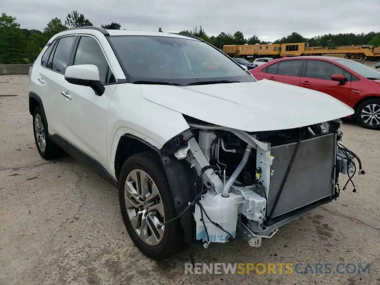 1 Photograph of a damaged car JTMY1RFV9KD513010 TOYOTA RAV4 2019