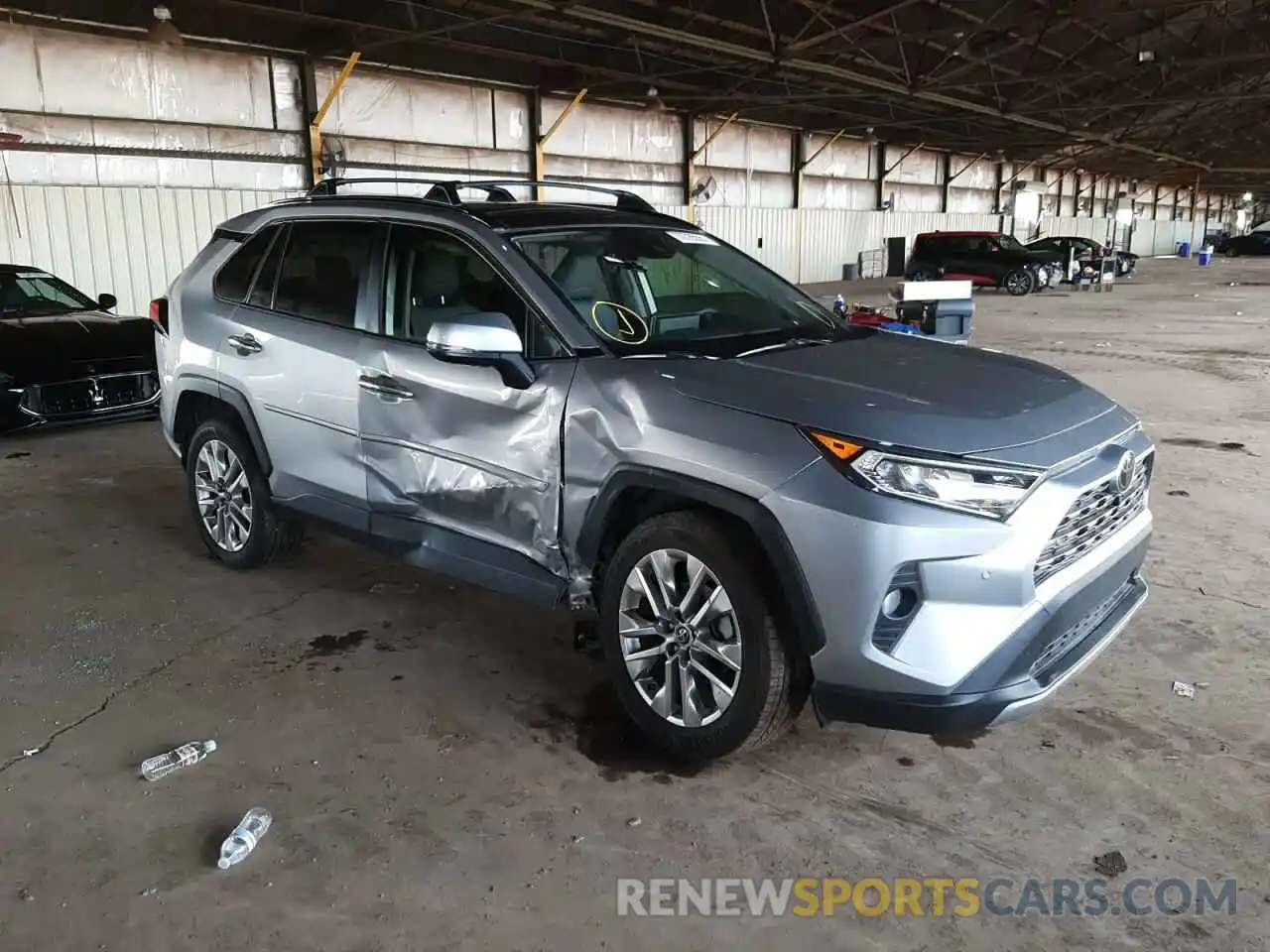 1 Photograph of a damaged car JTMY1RFV9KD515646 TOYOTA RAV4 2019