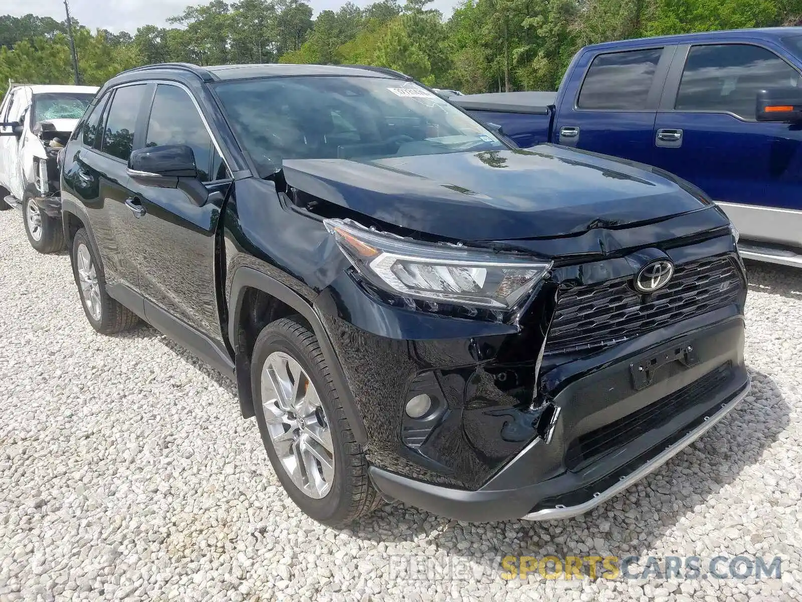 1 Photograph of a damaged car JTMY1RFV9KD516358 TOYOTA RAV4 2019