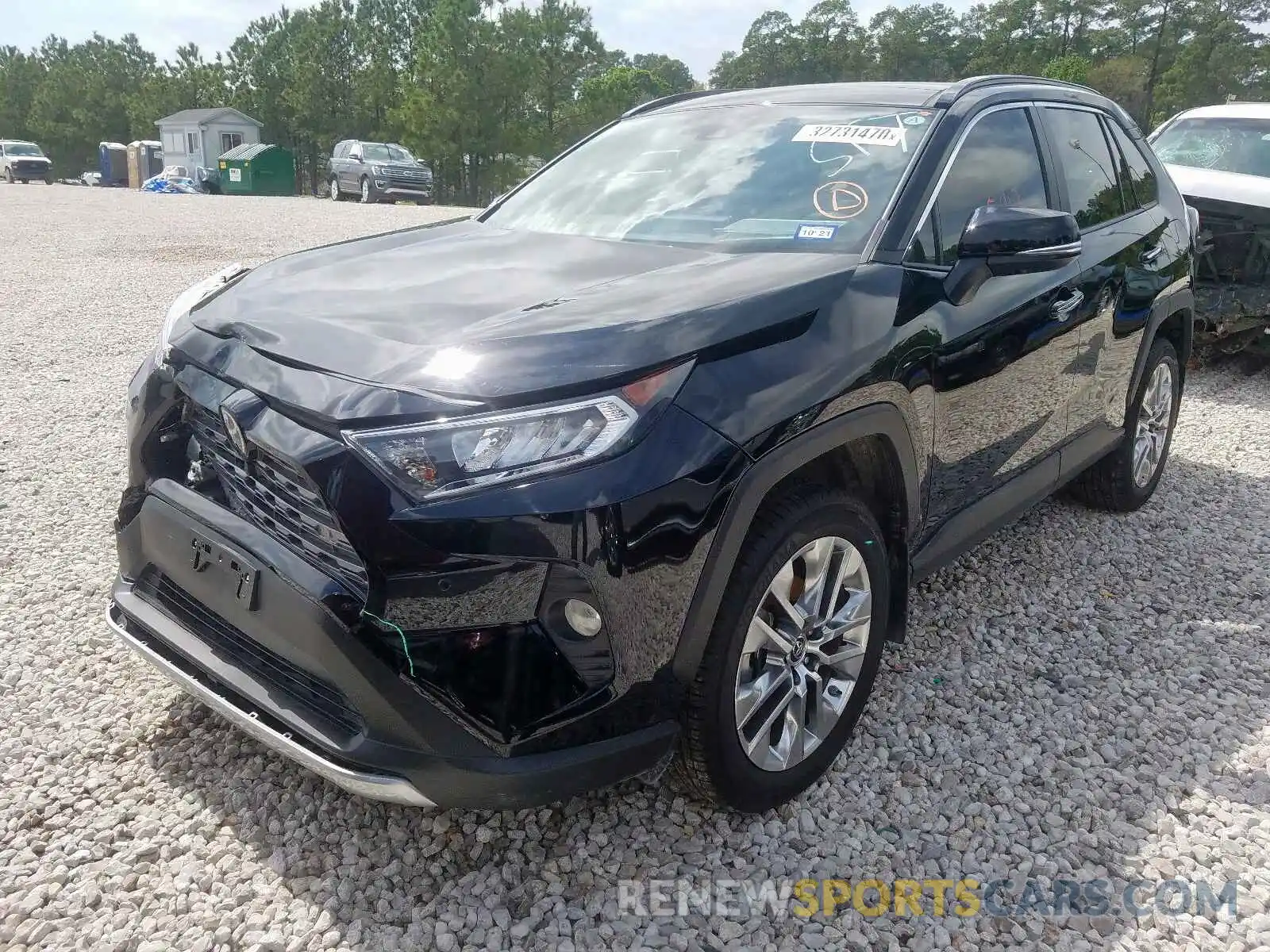 2 Photograph of a damaged car JTMY1RFV9KD516358 TOYOTA RAV4 2019