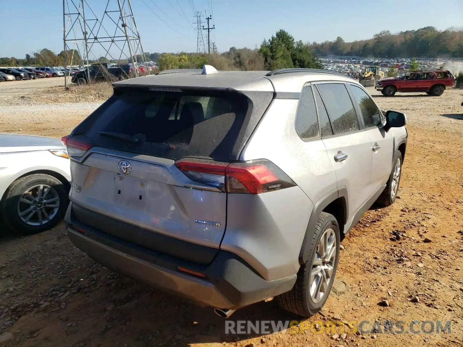 4 Photograph of a damaged car JTMY1RFVXKD020291 TOYOTA RAV4 2019