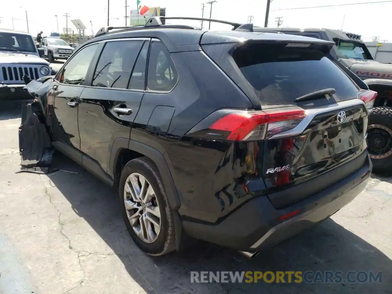 3 Photograph of a damaged car JTMY1RFVXKD031775 TOYOTA RAV4 2019