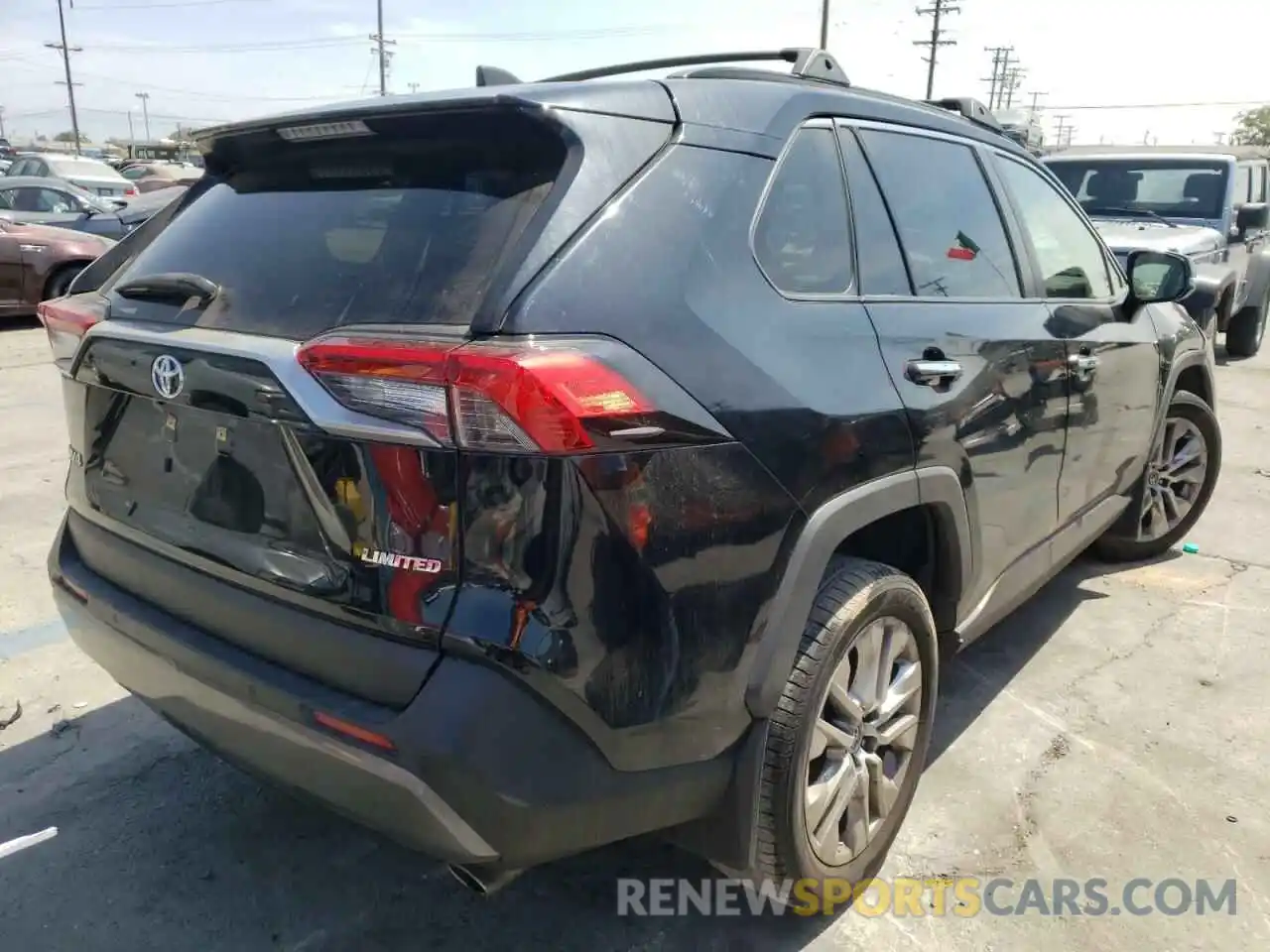 4 Photograph of a damaged car JTMY1RFVXKD031775 TOYOTA RAV4 2019