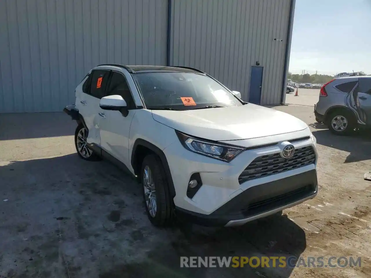 1 Photograph of a damaged car JTMY1RFVXKD509788 TOYOTA RAV4 2019