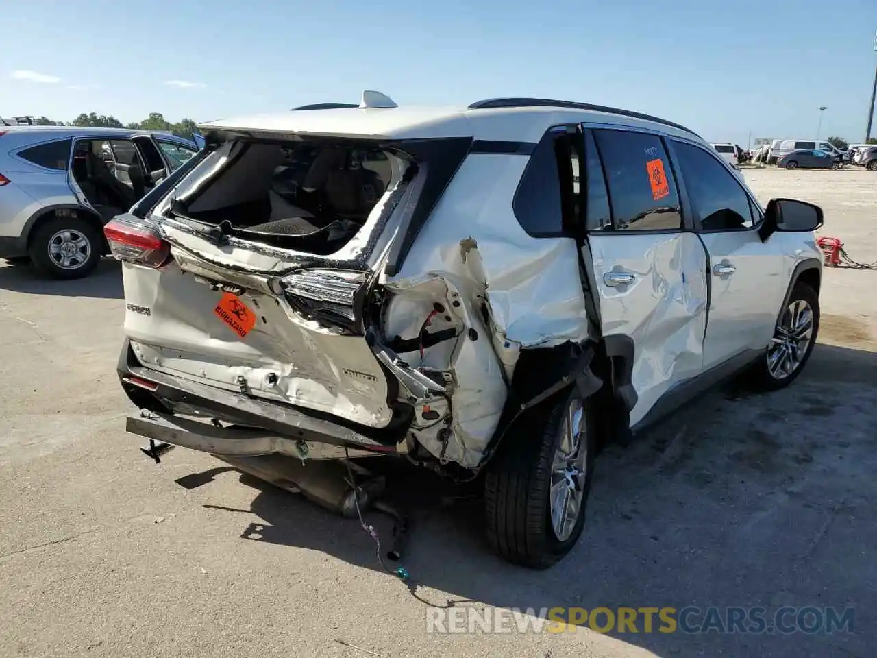 4 Photograph of a damaged car JTMY1RFVXKD509788 TOYOTA RAV4 2019