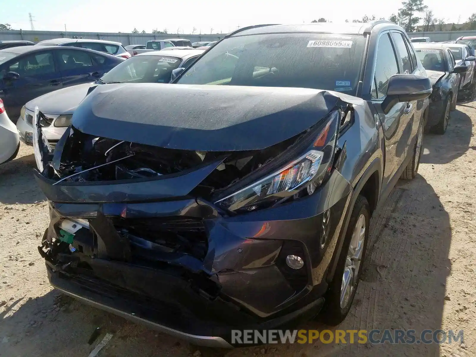 2 Photograph of a damaged car JTMY1RFVXKD514666 TOYOTA RAV4 2019