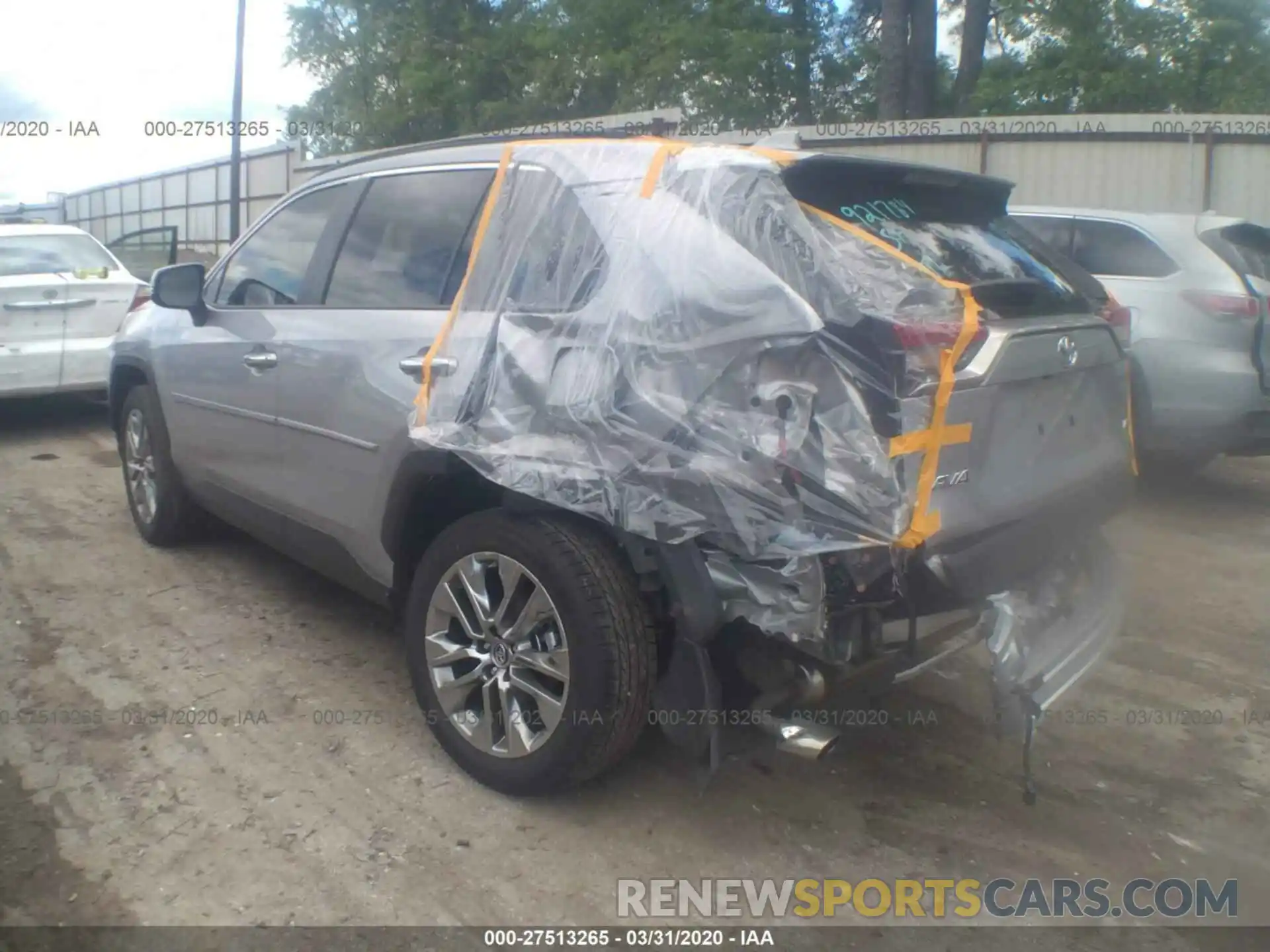 3 Photograph of a damaged car JTMY1RFVXKJ001273 TOYOTA RAV4 2019