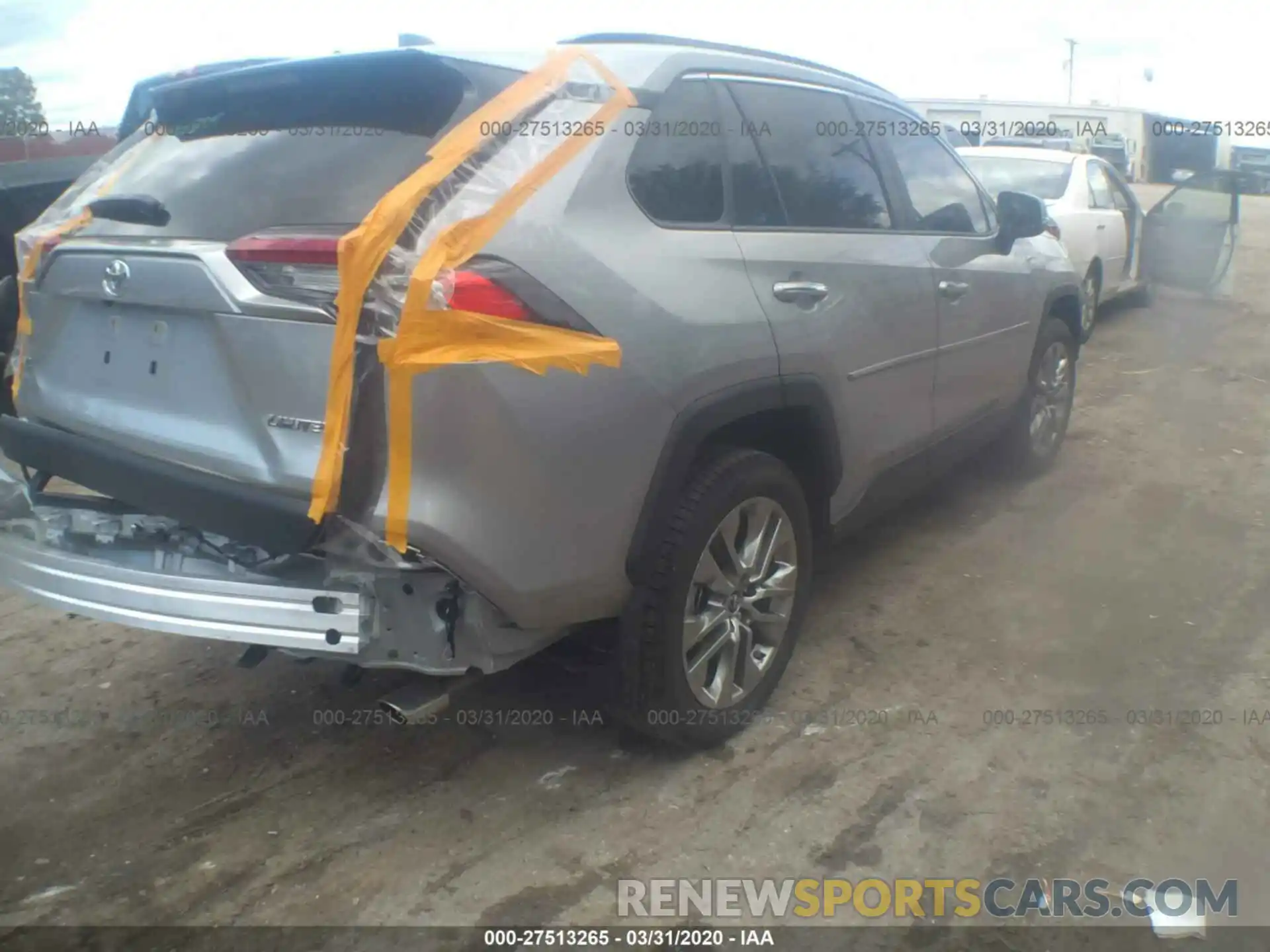 4 Photograph of a damaged car JTMY1RFVXKJ001273 TOYOTA RAV4 2019