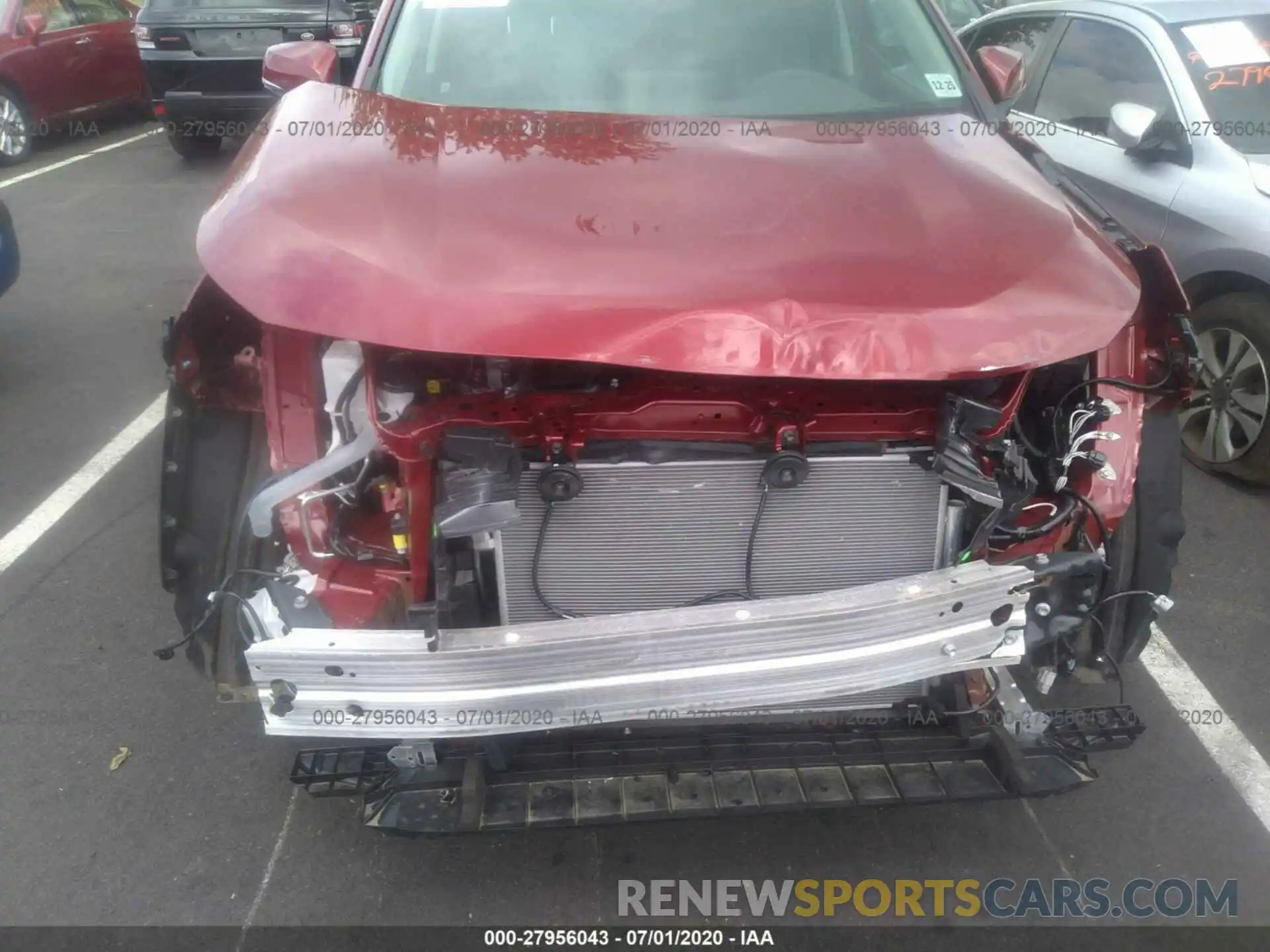 6 Photograph of a damaged car 2T3A1RFV0LC064016 TOYOTA RAV4 2020