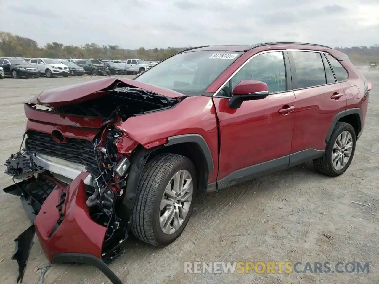 2 Photograph of a damaged car 2T3A1RFV0LC133710 TOYOTA RAV4 2020