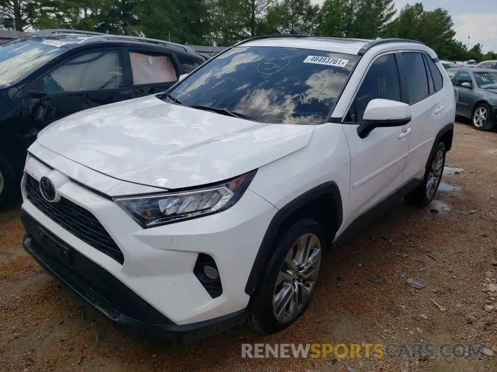 2 Фотография поврежденного автомобиля 2T3A1RFV0LW100754 TOYOTA RAV4 2020