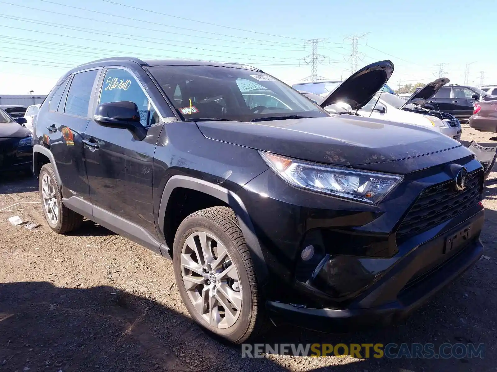 1 Photograph of a damaged car 2T3A1RFV0LW112113 TOYOTA RAV4 2020