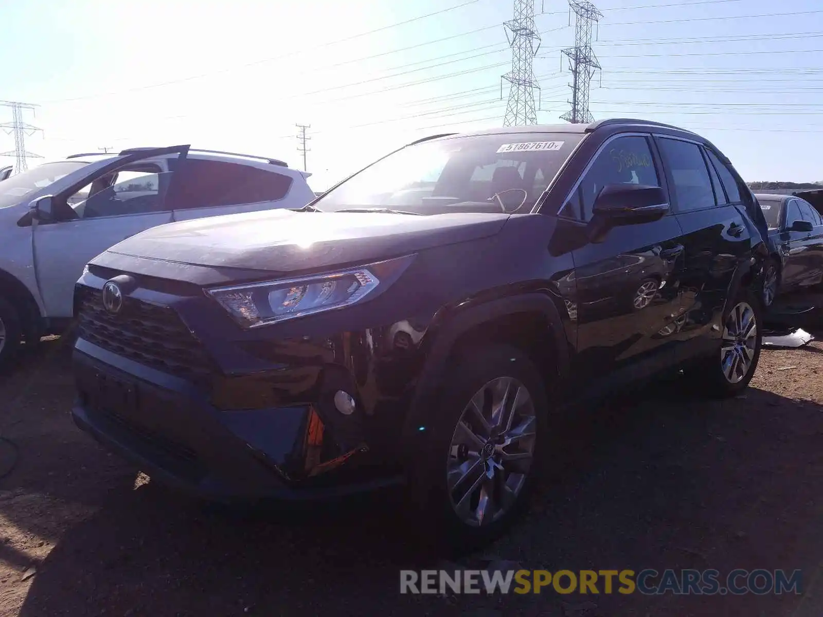 2 Photograph of a damaged car 2T3A1RFV0LW112113 TOYOTA RAV4 2020