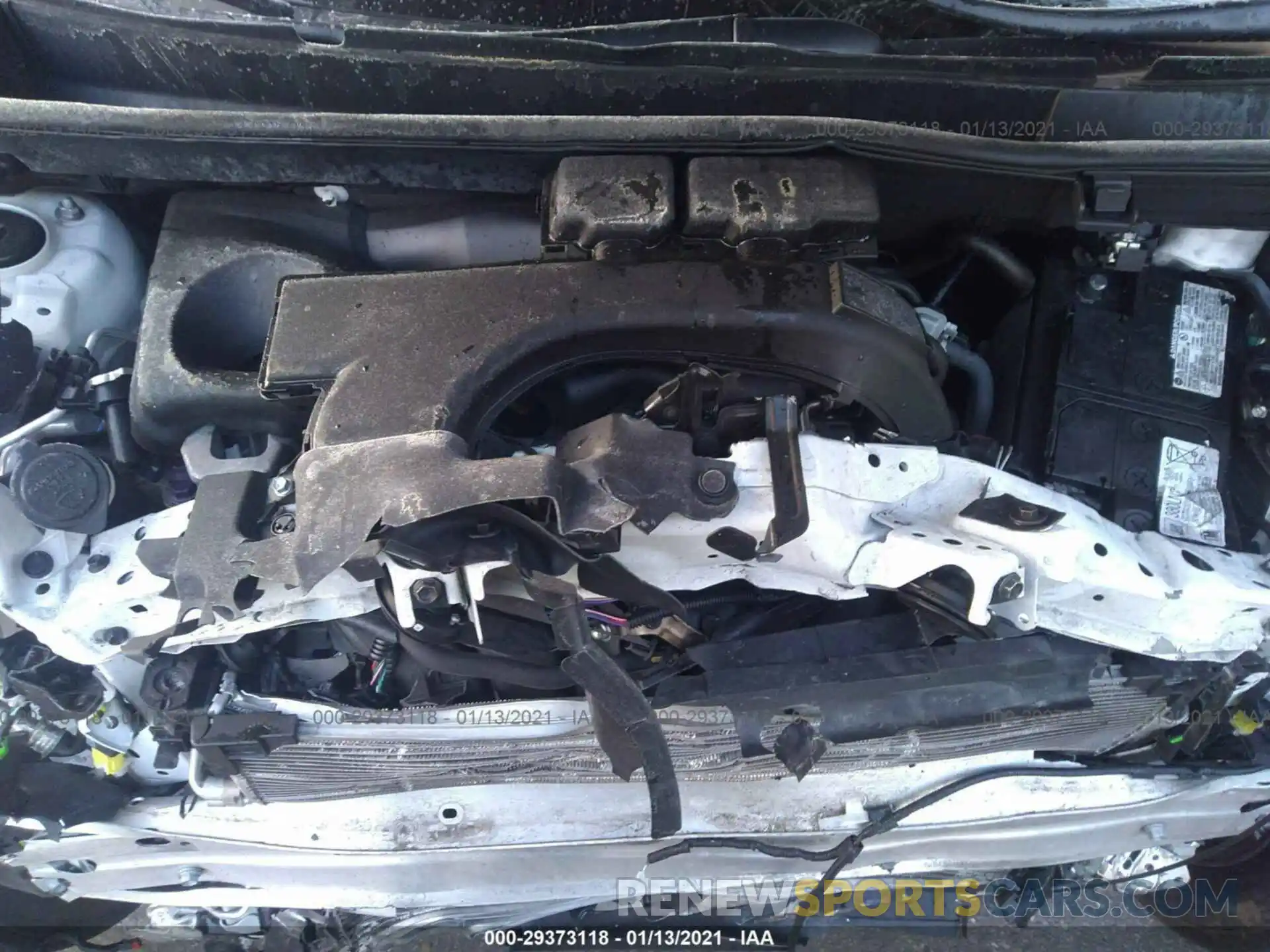 10 Фотография поврежденного автомобиля 2T3A1RFV1LC076689 TOYOTA RAV4 2020